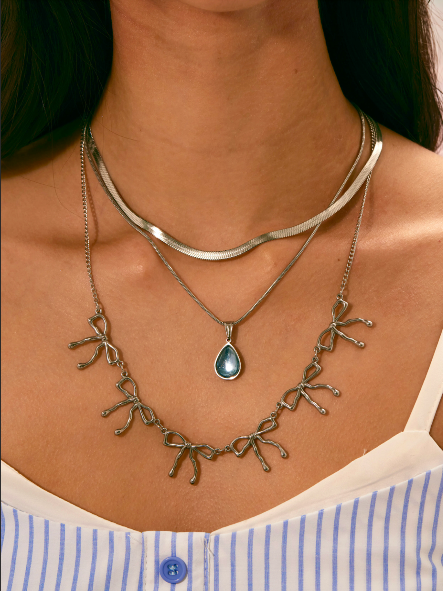 Dolly Waterdrop Necklace - Kuri Jewelry
