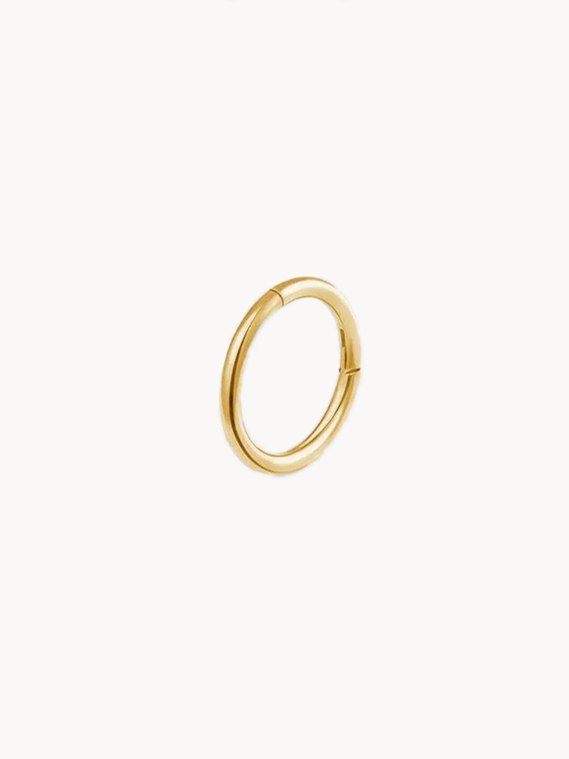 Single Mini Golden Hoop Helix Earring - Kuri Jewelry