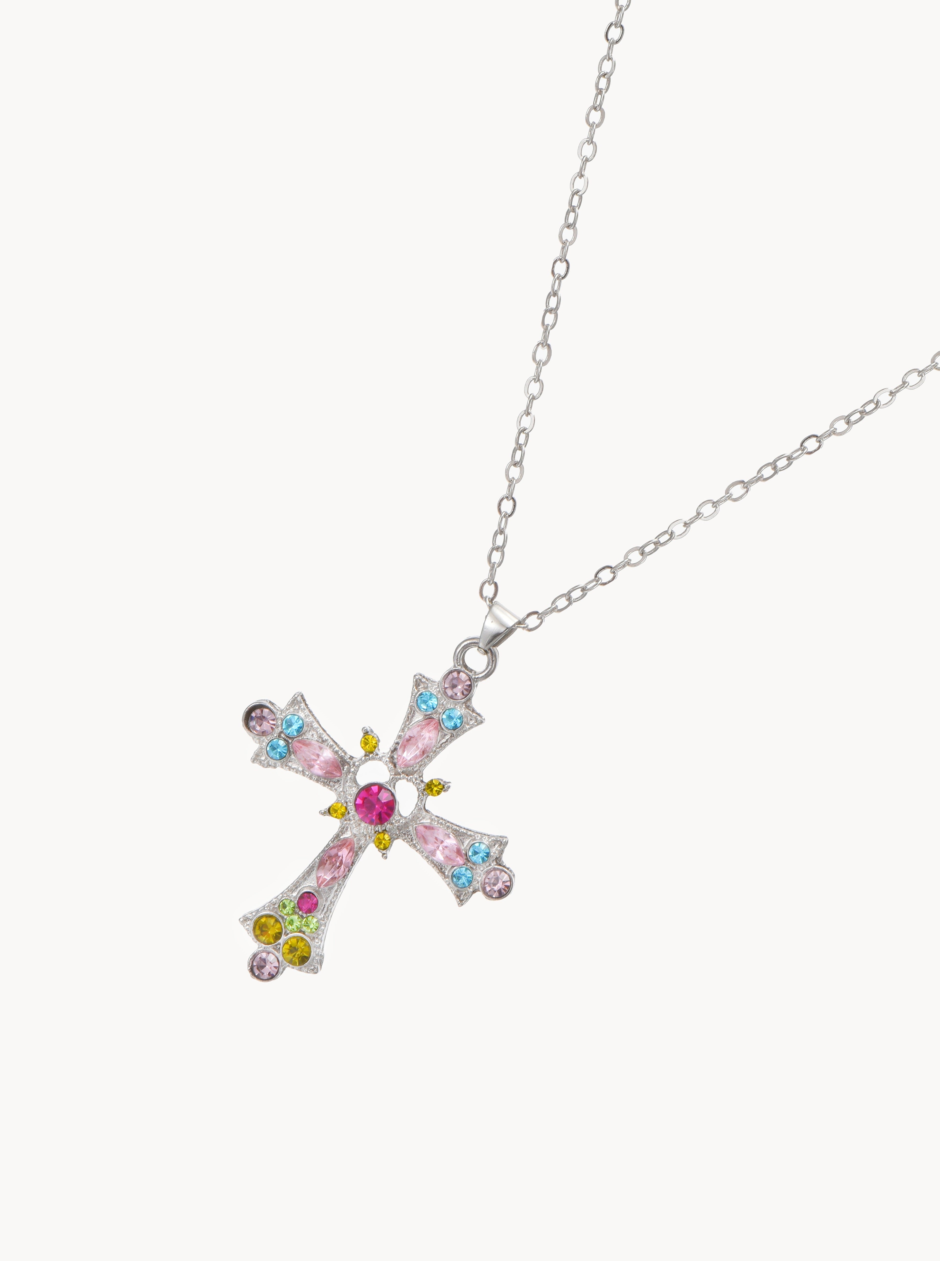 Sara Y2K Cross Necklace - Kuri Jewelry
