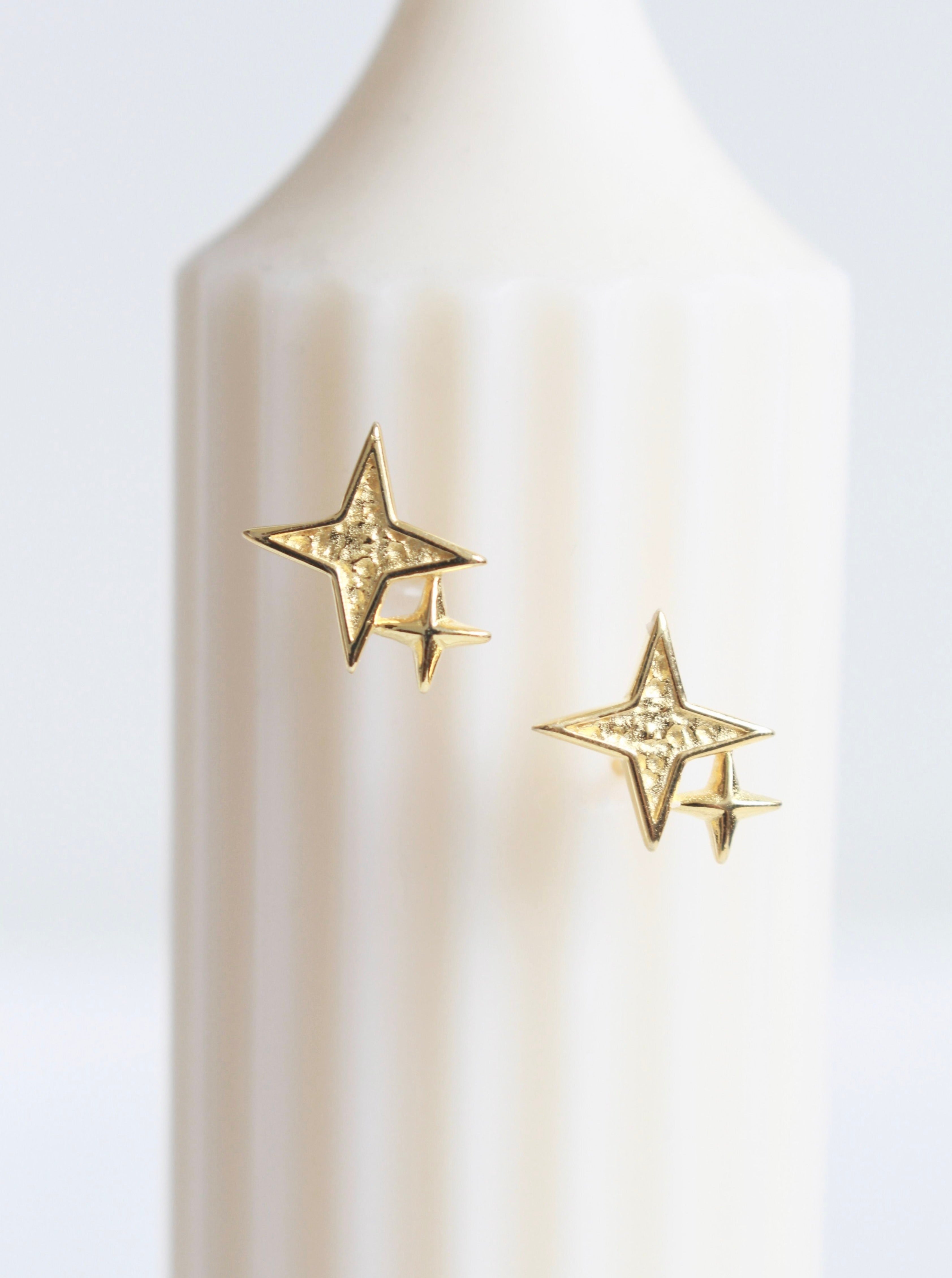 Leah Sparkle Stud Earrings - Kuri Jewelry