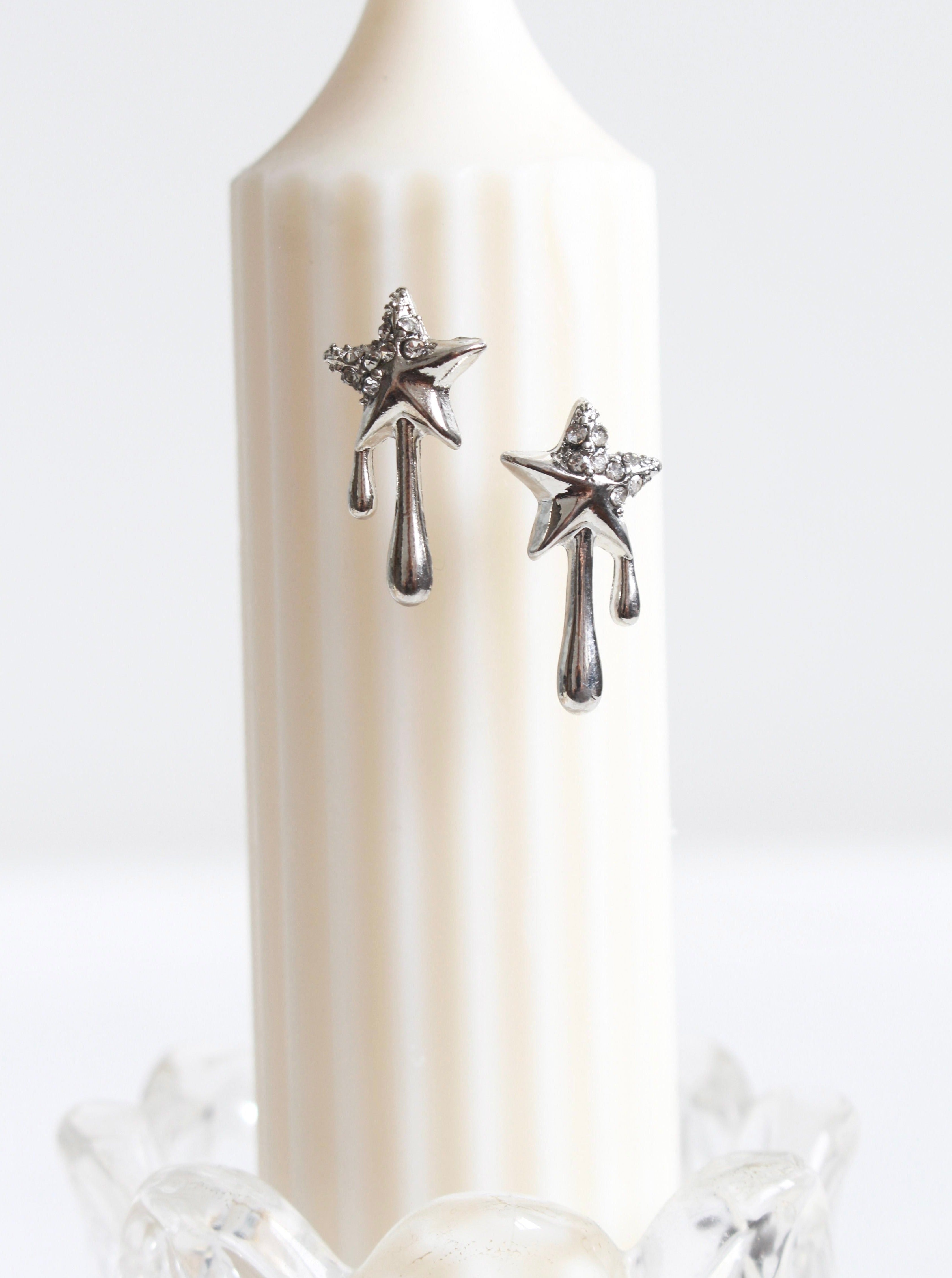 Aurora Lava Star Earrings - Kuri Jewelry