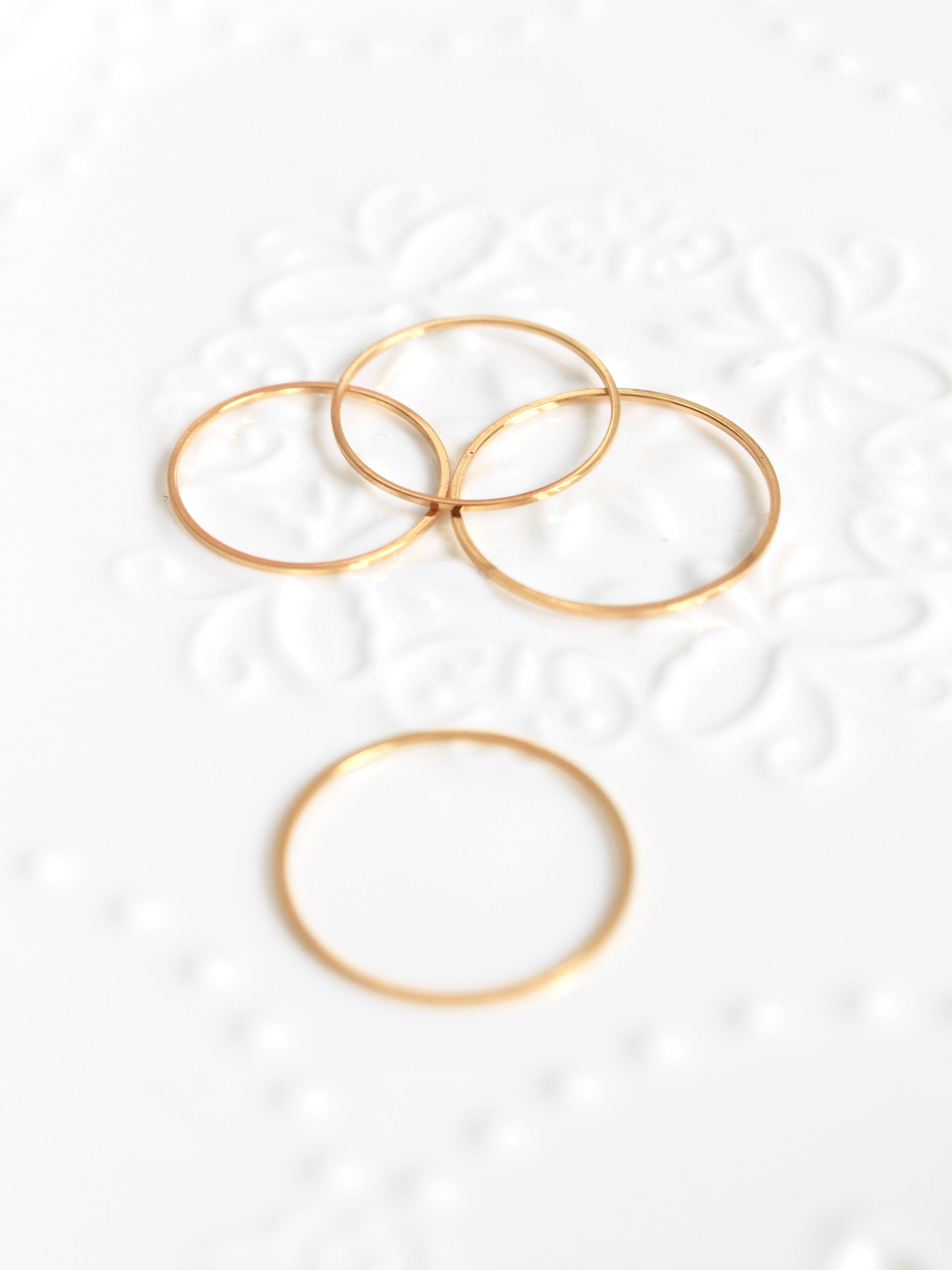 Jane Thin Plain Ring - Kuri Jewelry