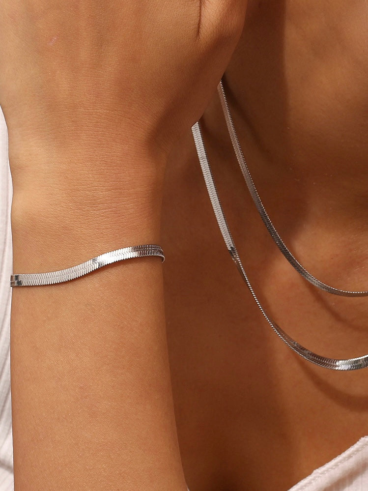 Herringbone Golden Bracelet