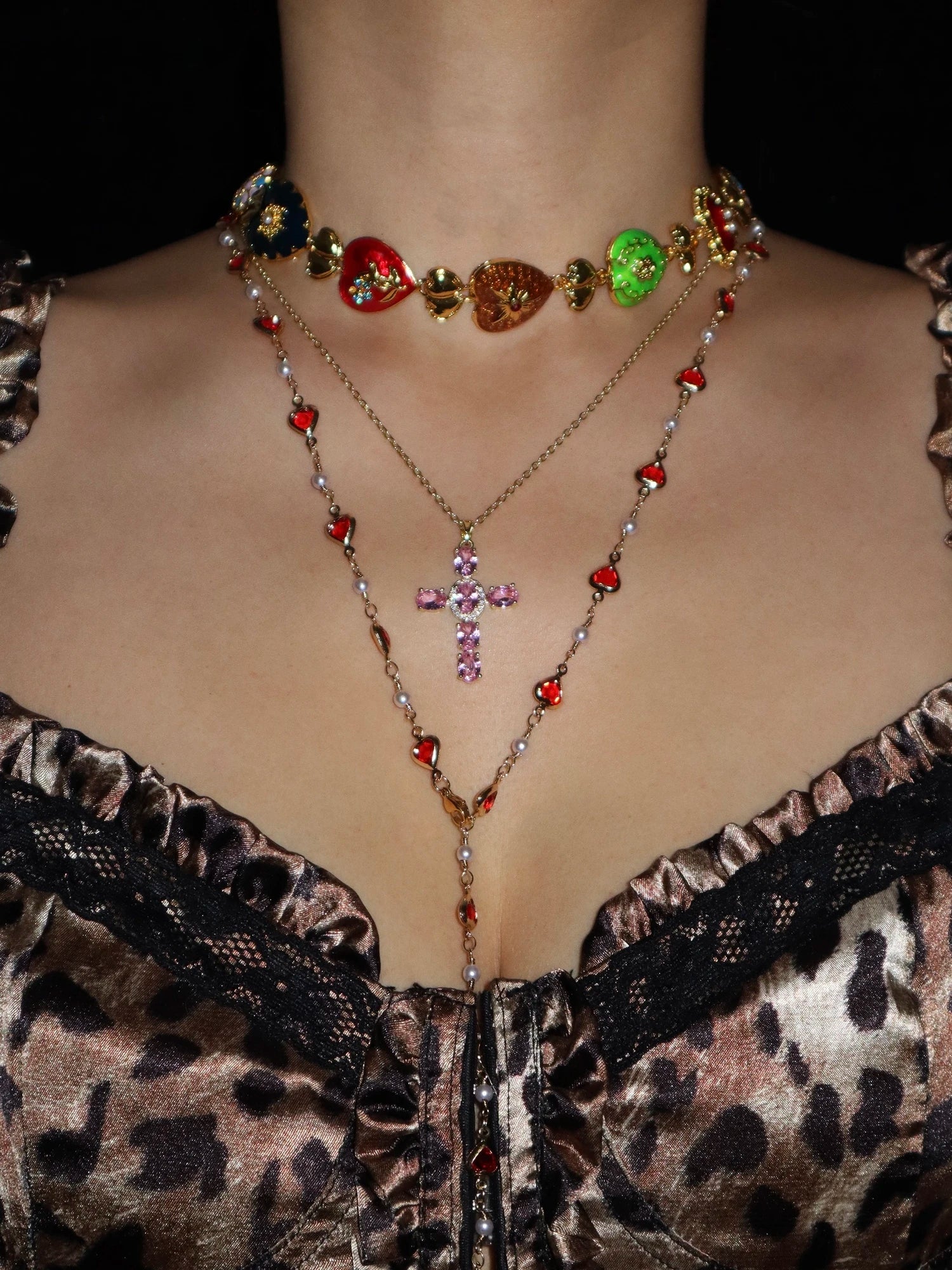 Marcia Vintage Heart Necklace - Kuri Jewelry