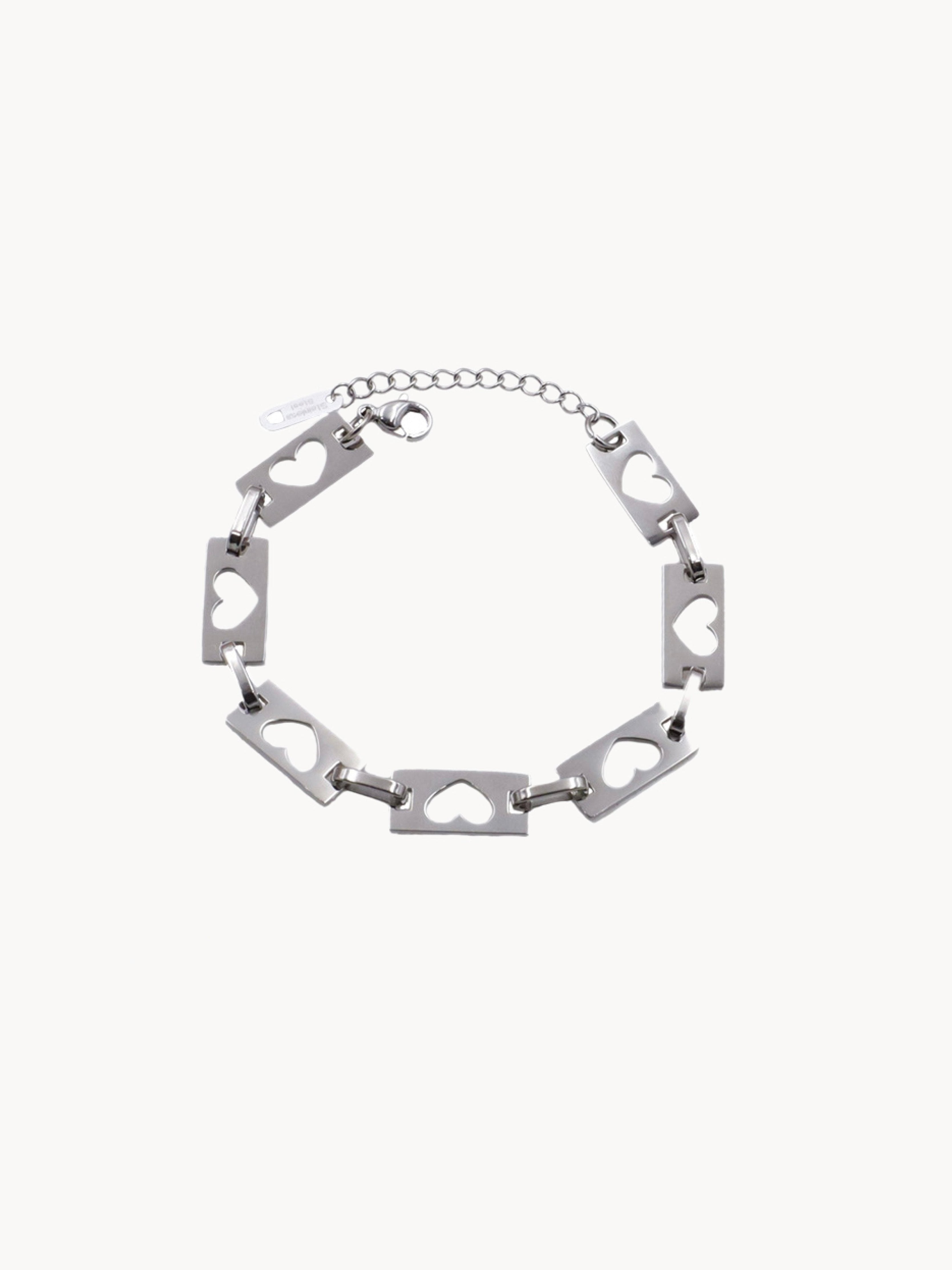 Bonnie Hearts Silver Bracelet