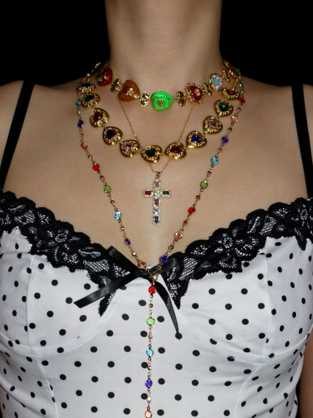 Jolie Colorful Lariat Necklace - Kuri Jewelry