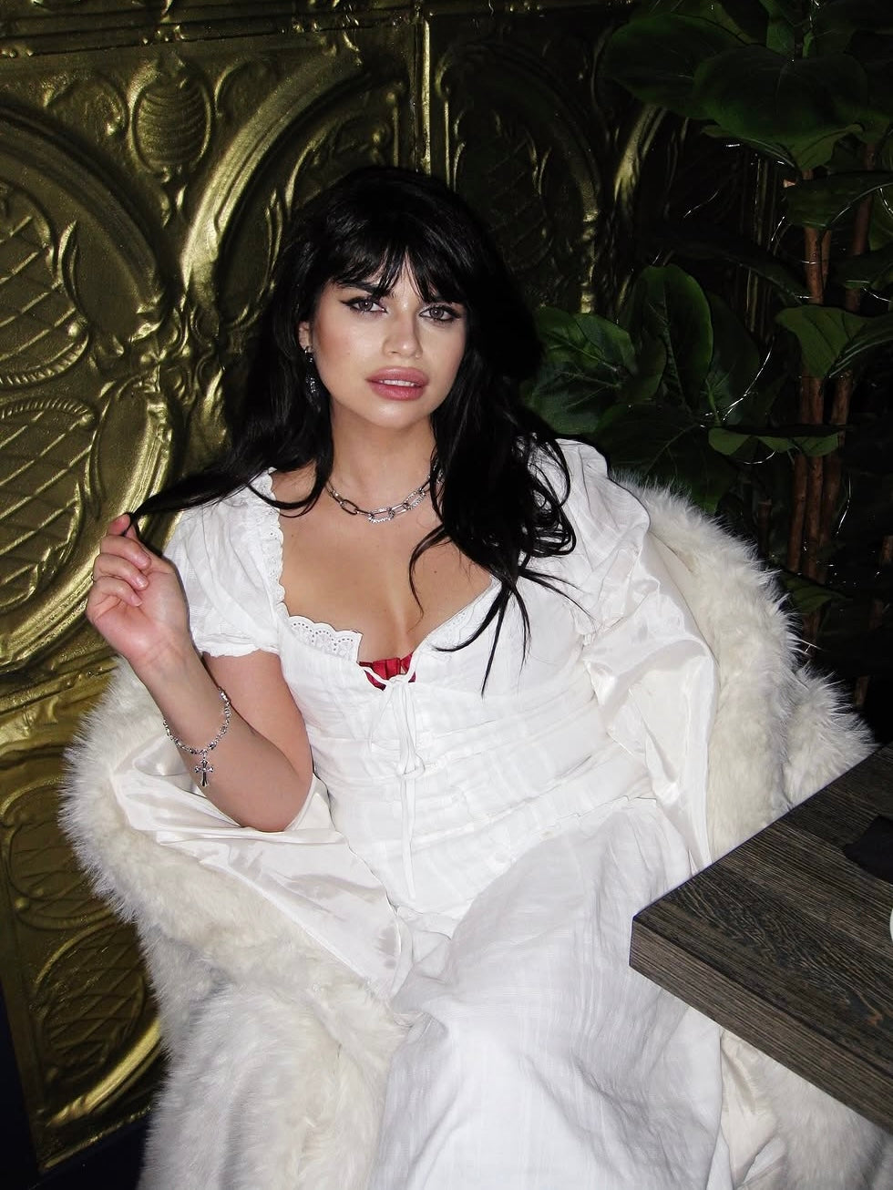 Goth Silver Cross Bracelet I