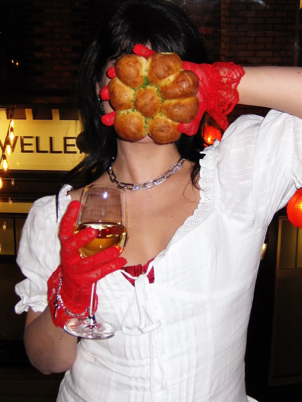 Goth Silver Cross Bracelet I