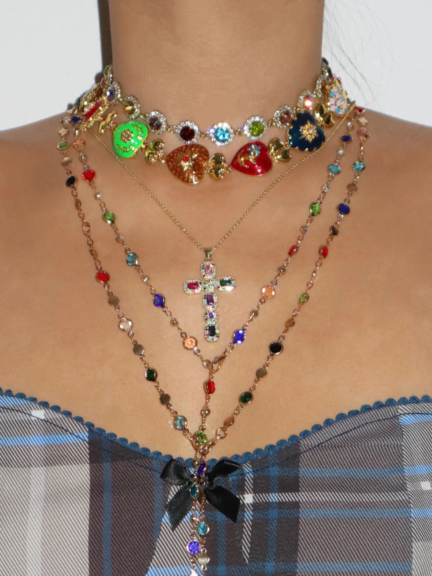 Marcia Vintage Heart Necklace - Kuri Jewelry