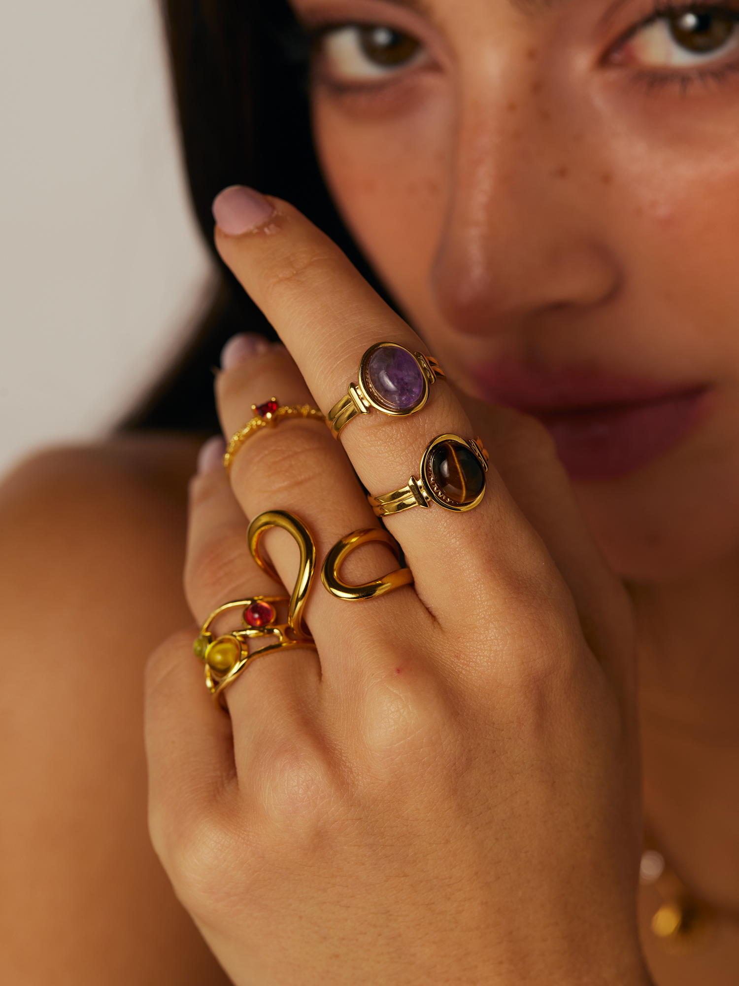 Eve Golden Ring - Kuri Jewelry