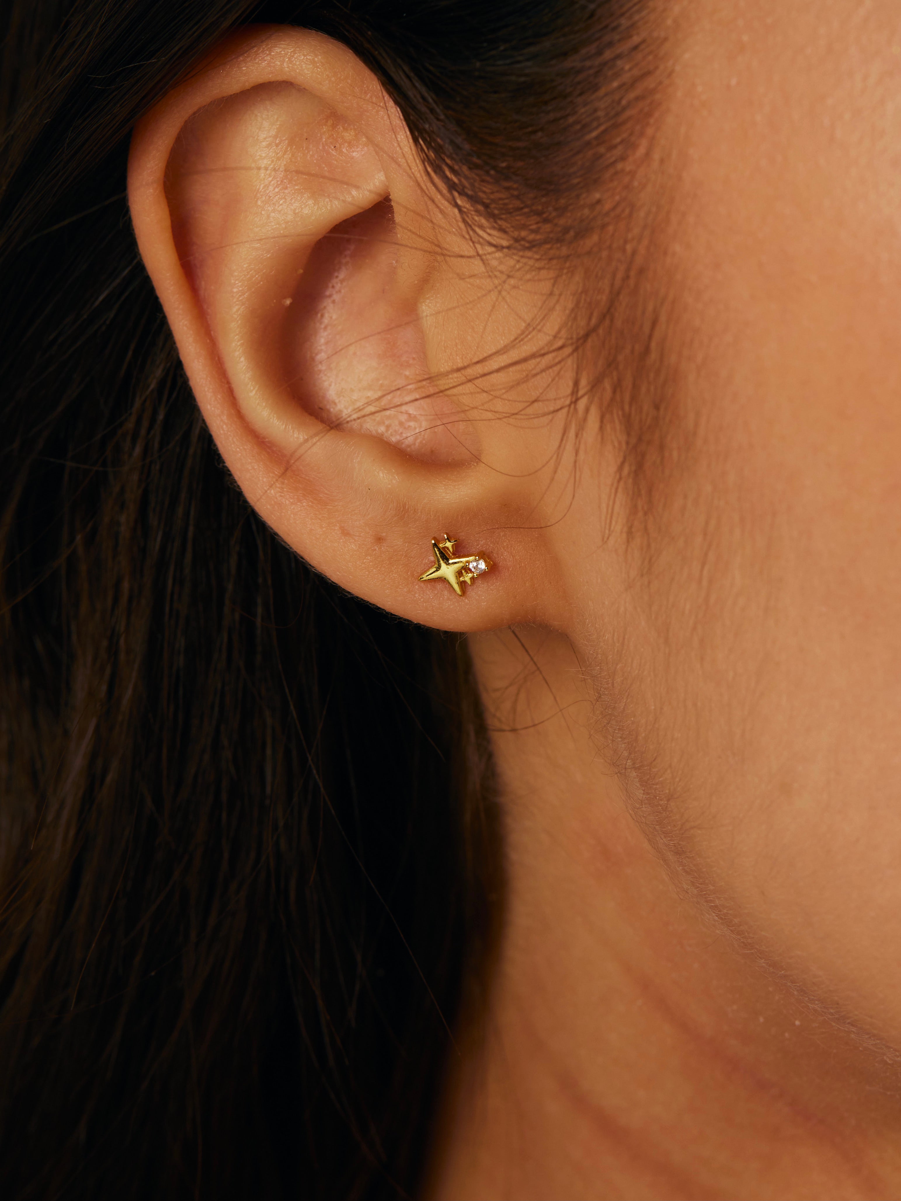 Petit Stars Stud Earrings