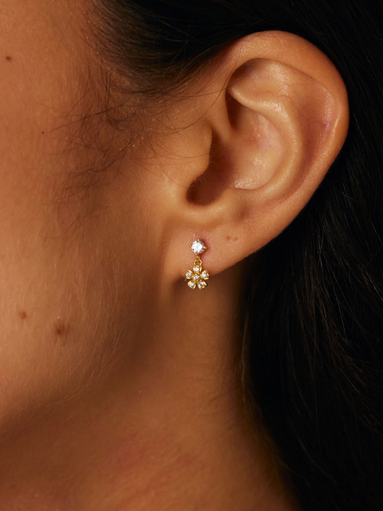 Petit Flower Stud Earrings