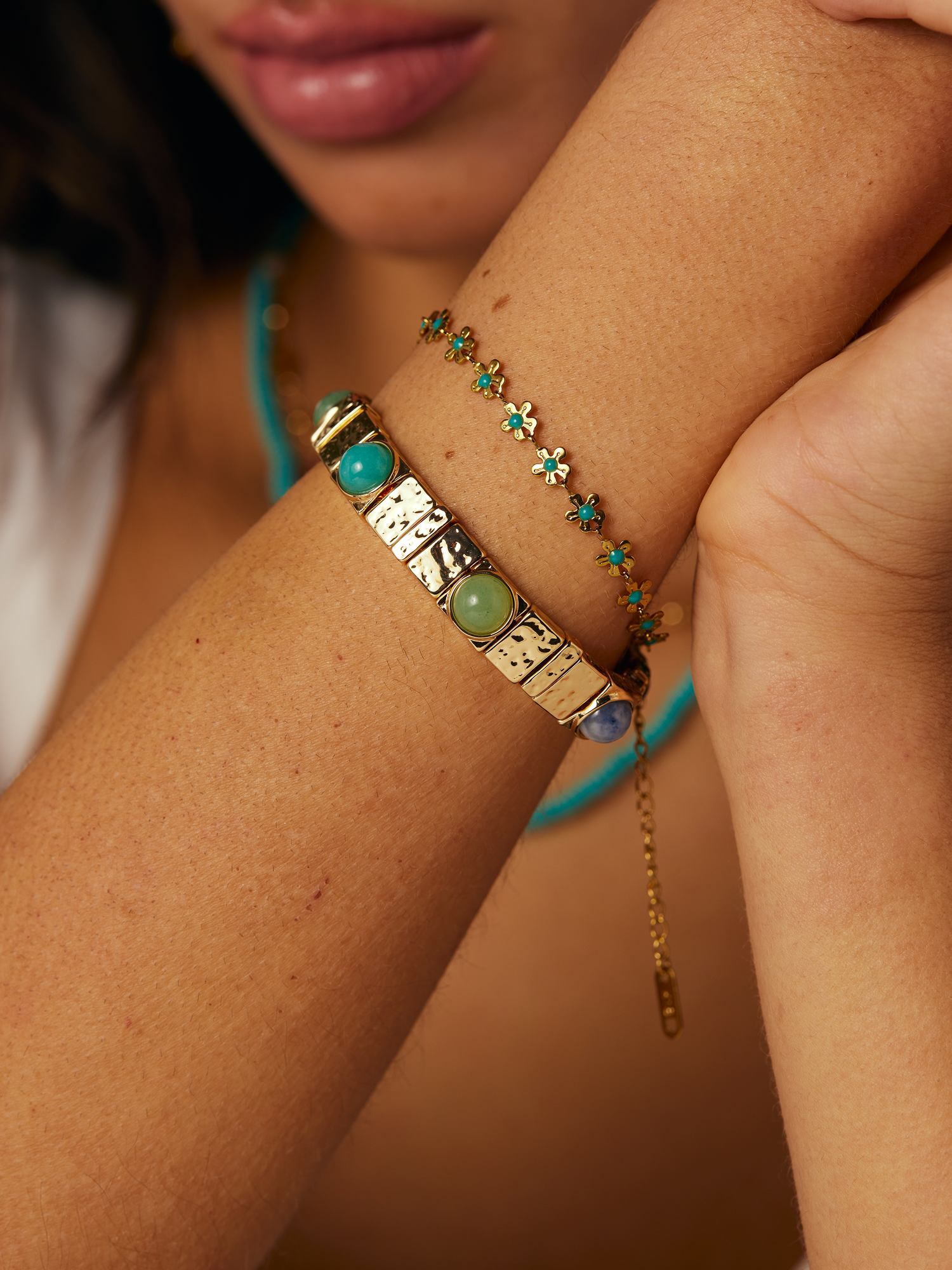 Afra Colored Natural Stone Bracelet II