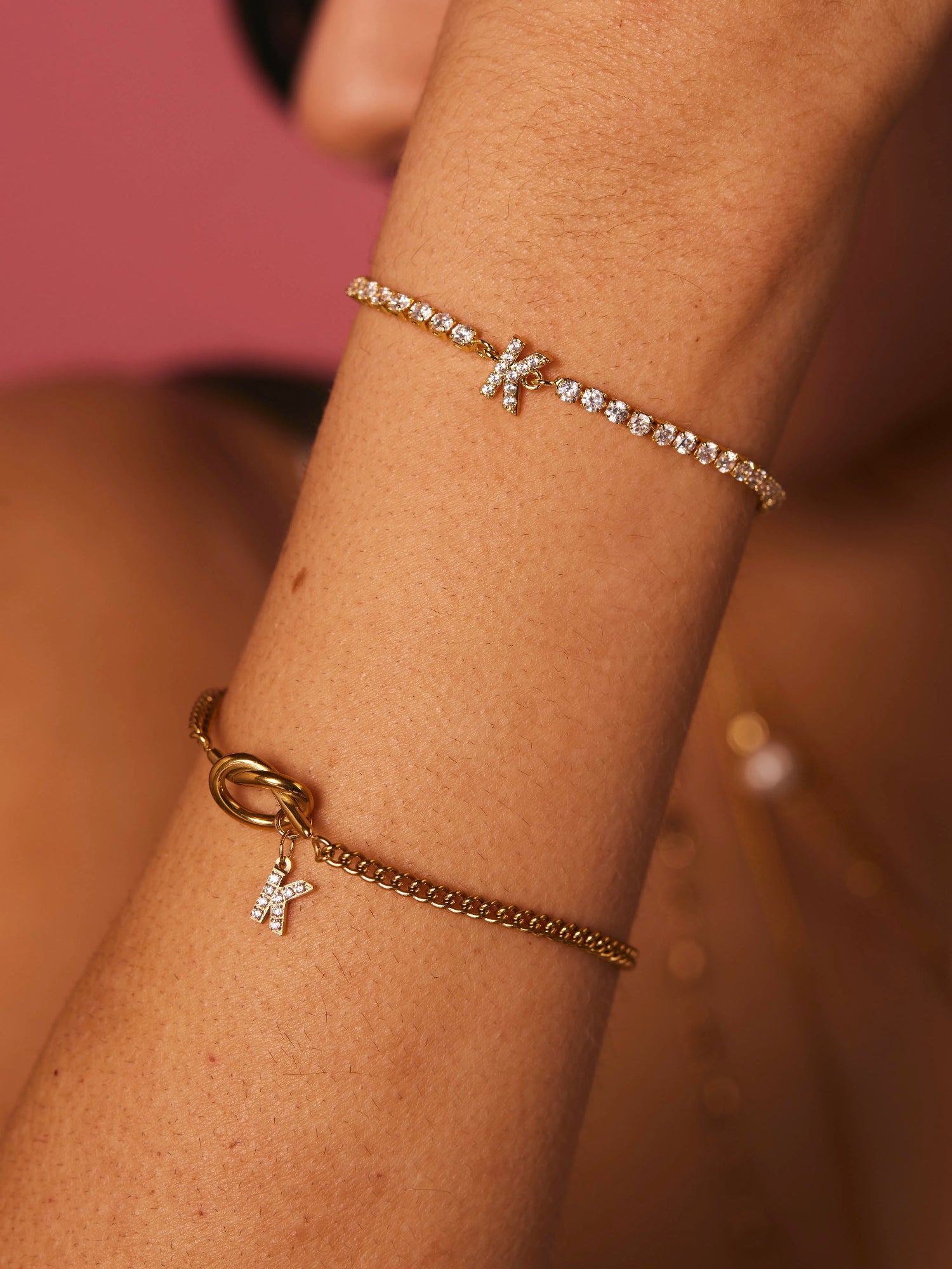 Petit Alphabet Golden Bracelet