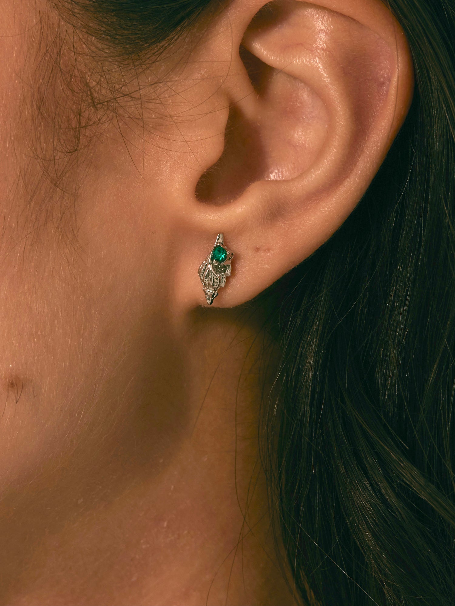 Rosemary Conch Stud Earrings - Kuri Jewelry