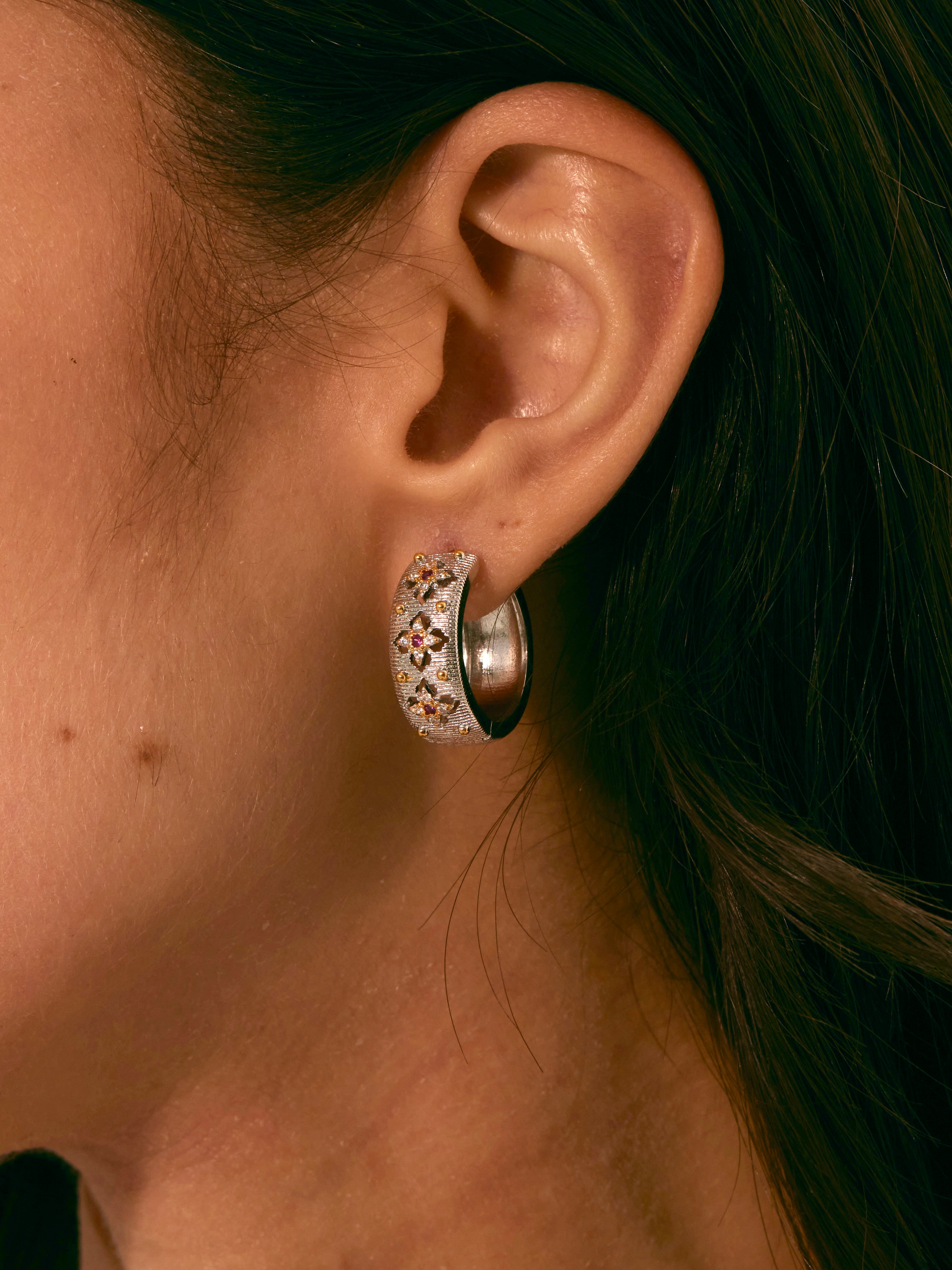 Mia Golden Hoop Earrings