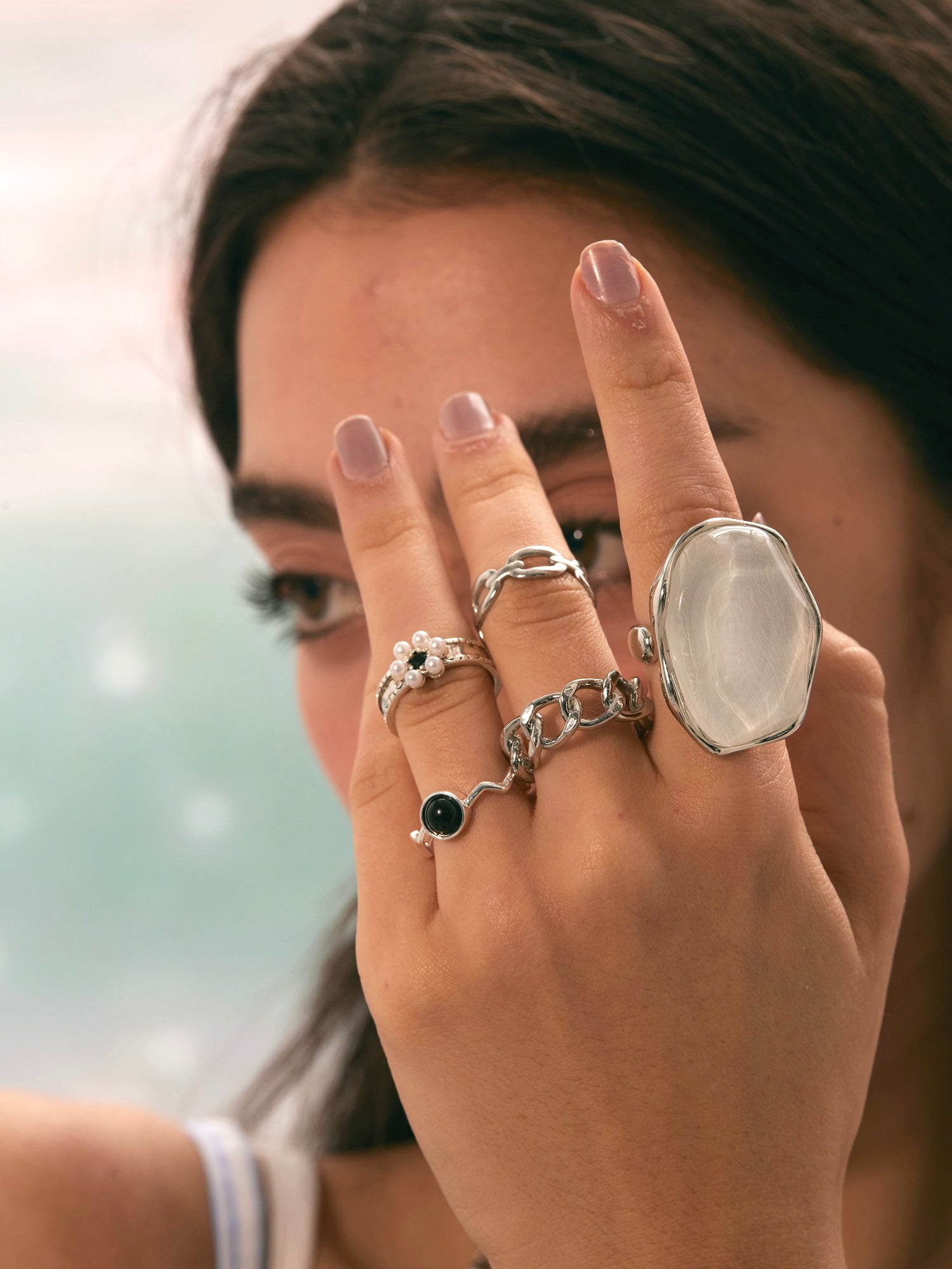 Golden Link Ring - Kuri Jewelry
