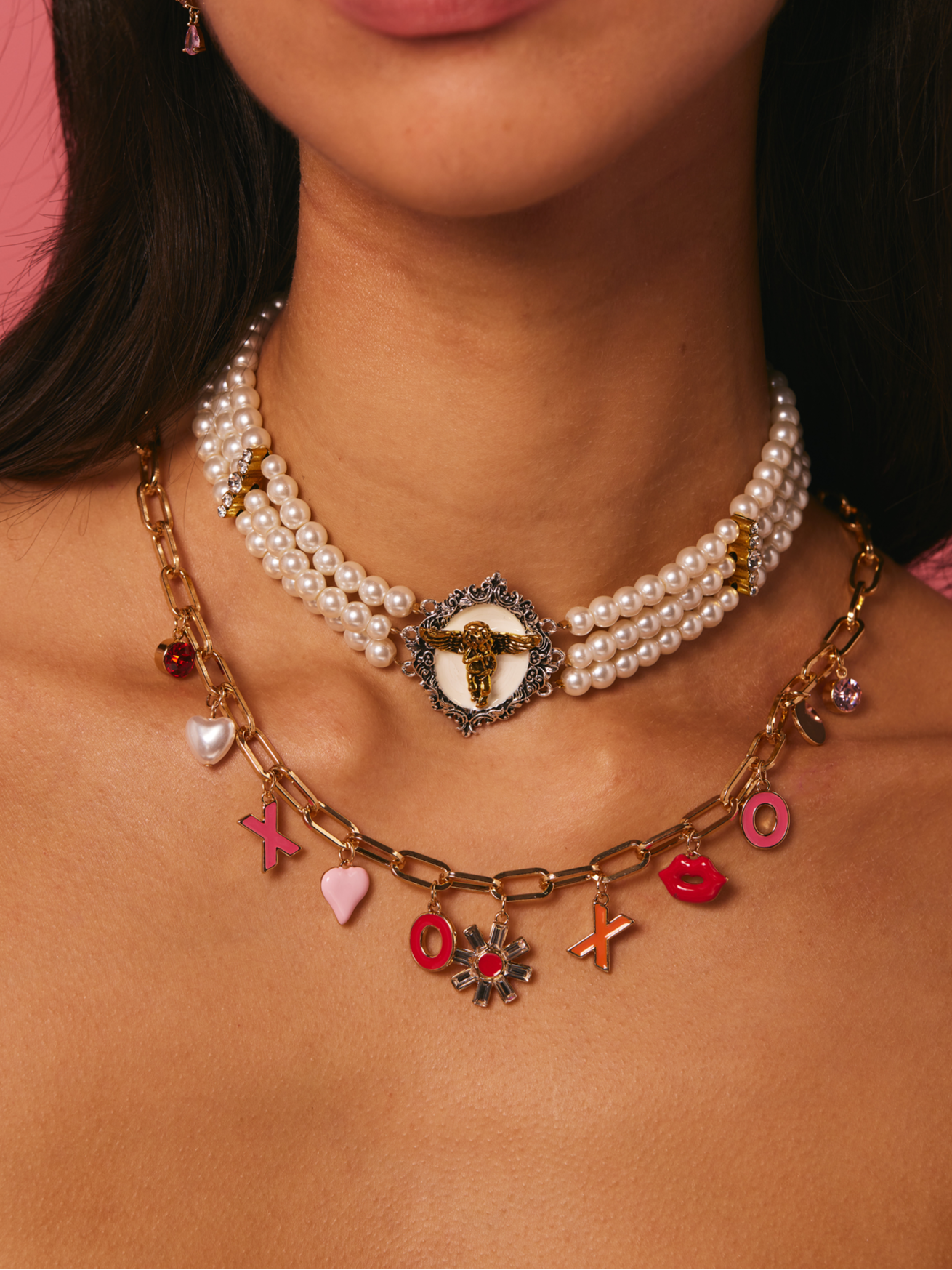 XOXO Valentine Necklace - Kuri Jewelry