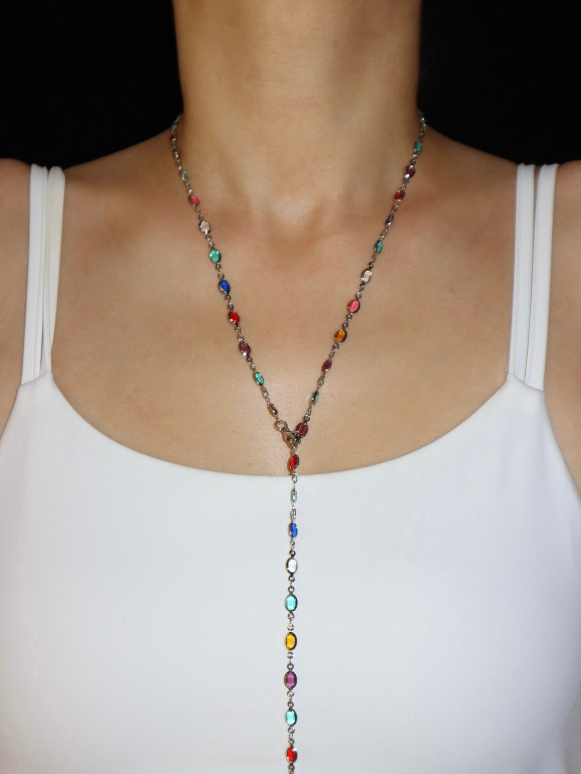Yuri Colorful Long Necklace