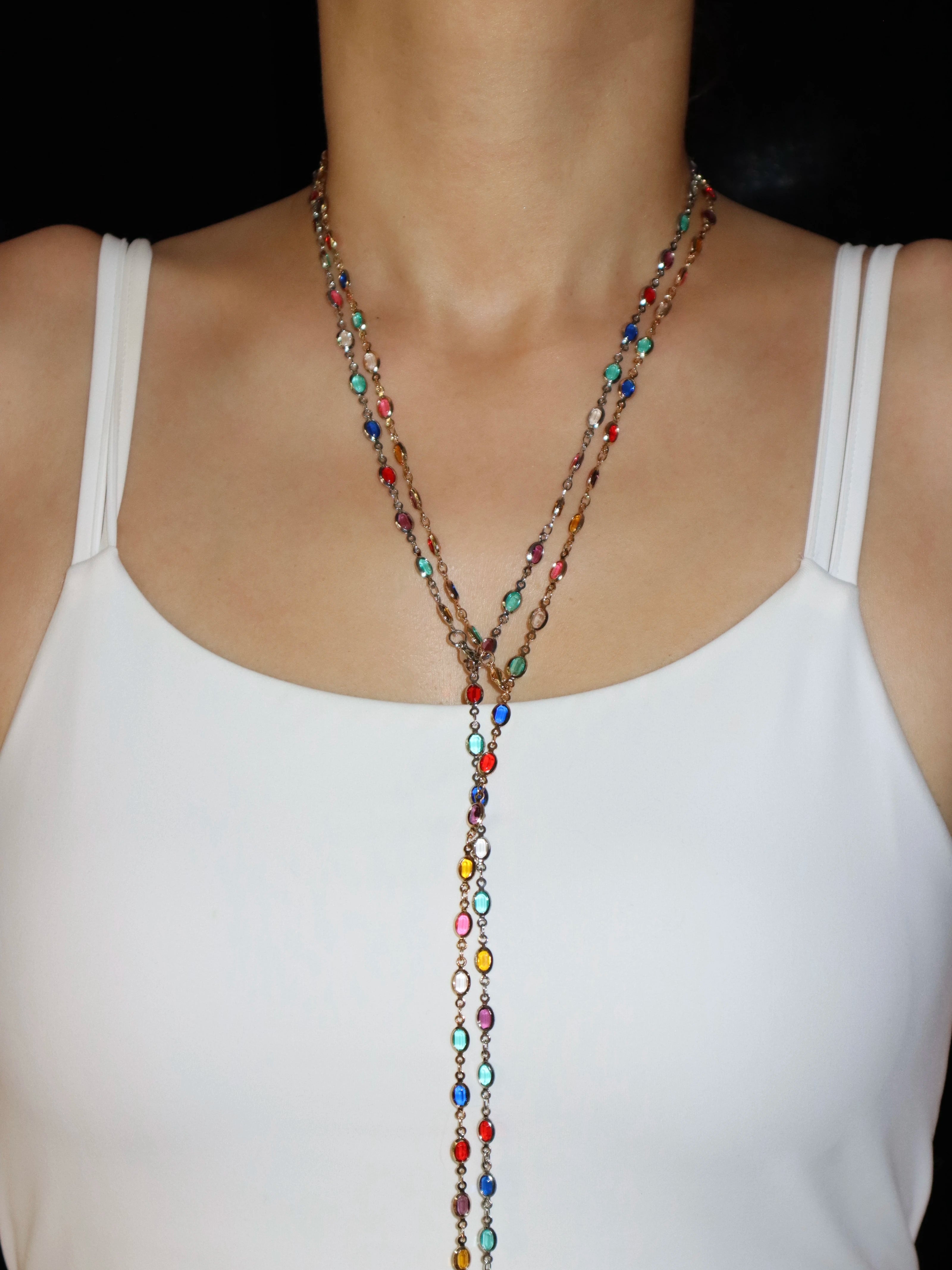 Yuri Colorful Long Necklace