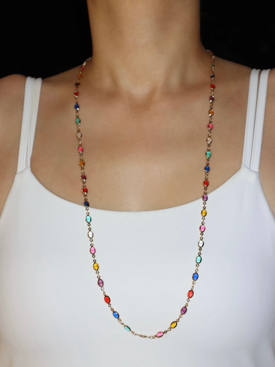 Yuri Colorful Long Necklace