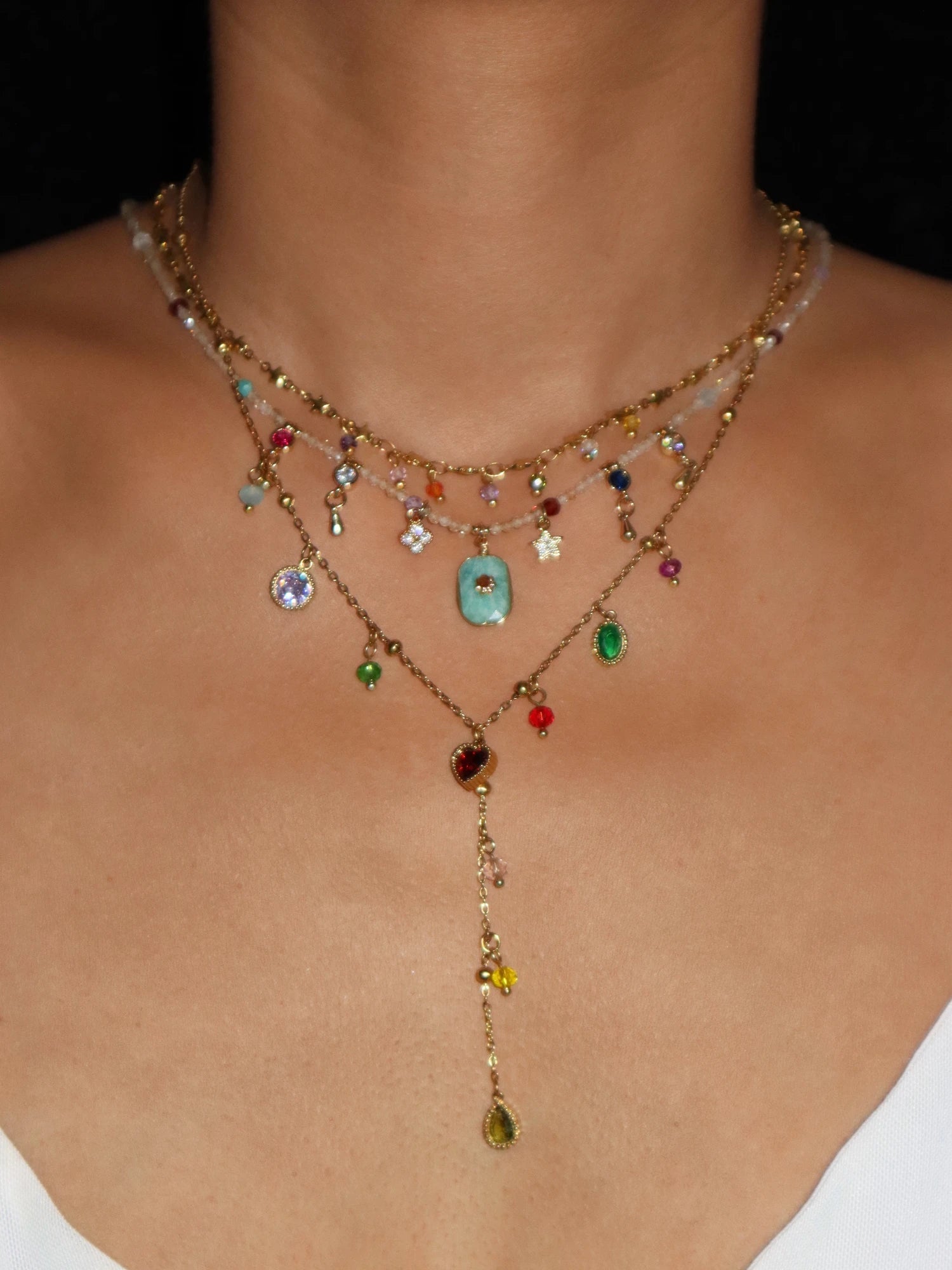Zanna Boho Colored Necklace