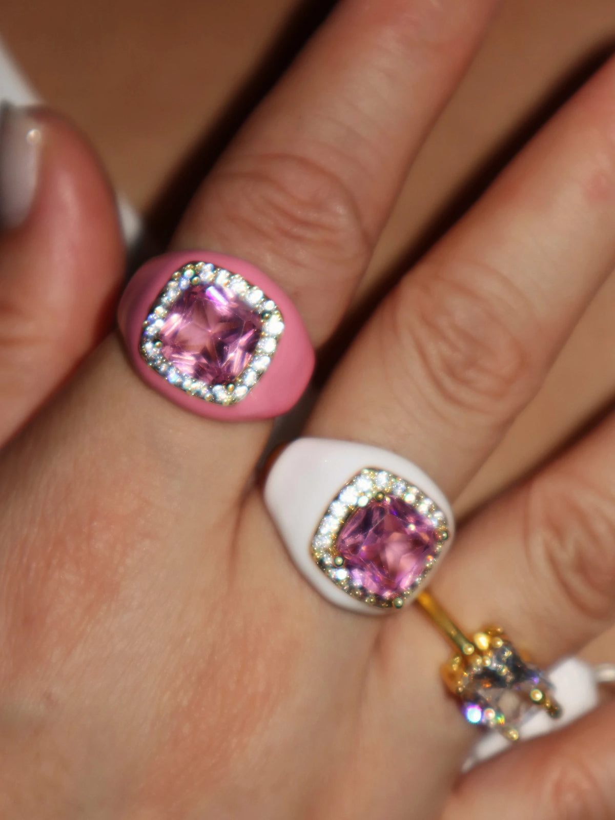 Calista Pink Zircon Ring I