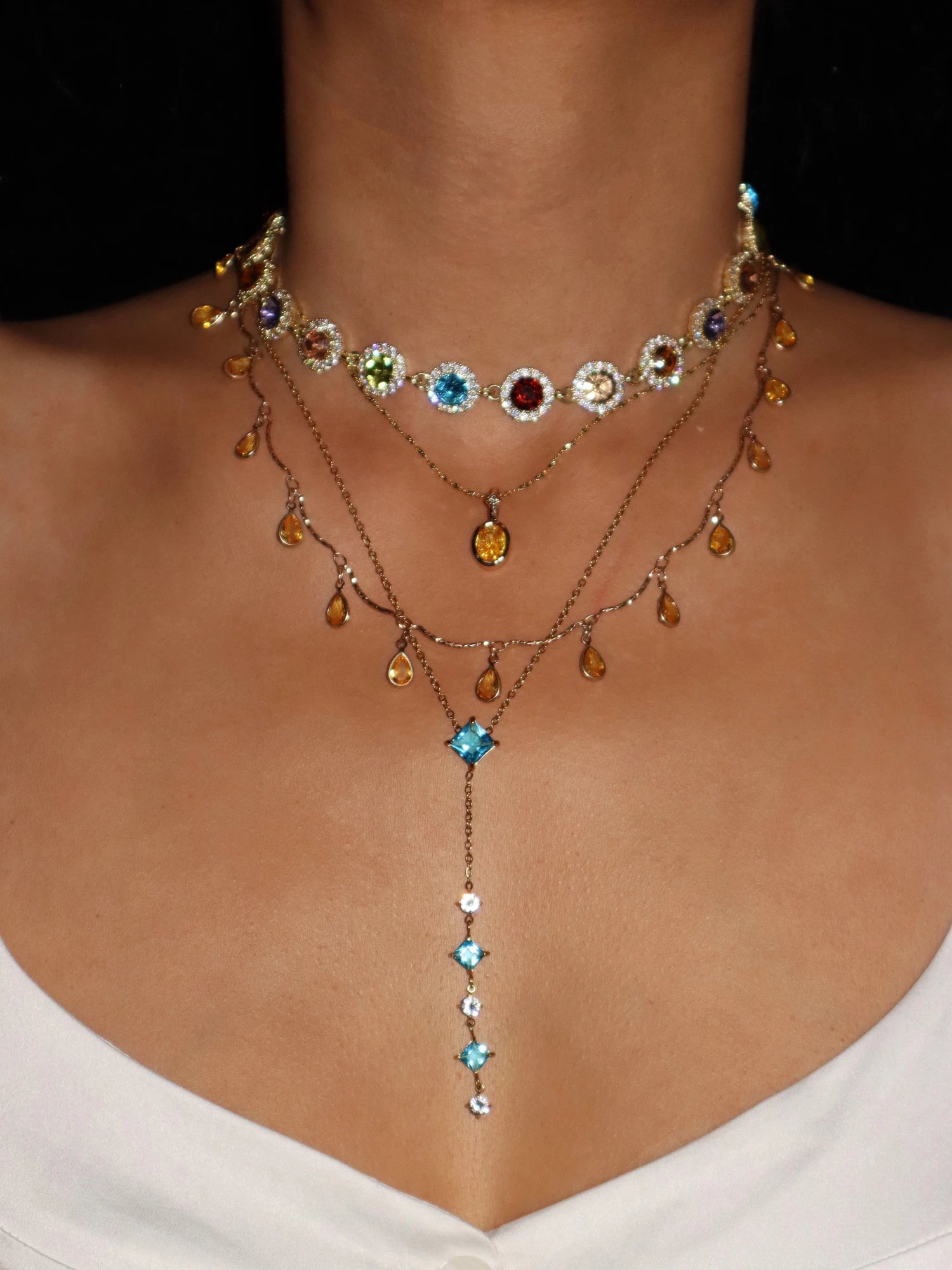 November Birthstone Citrine Necklace