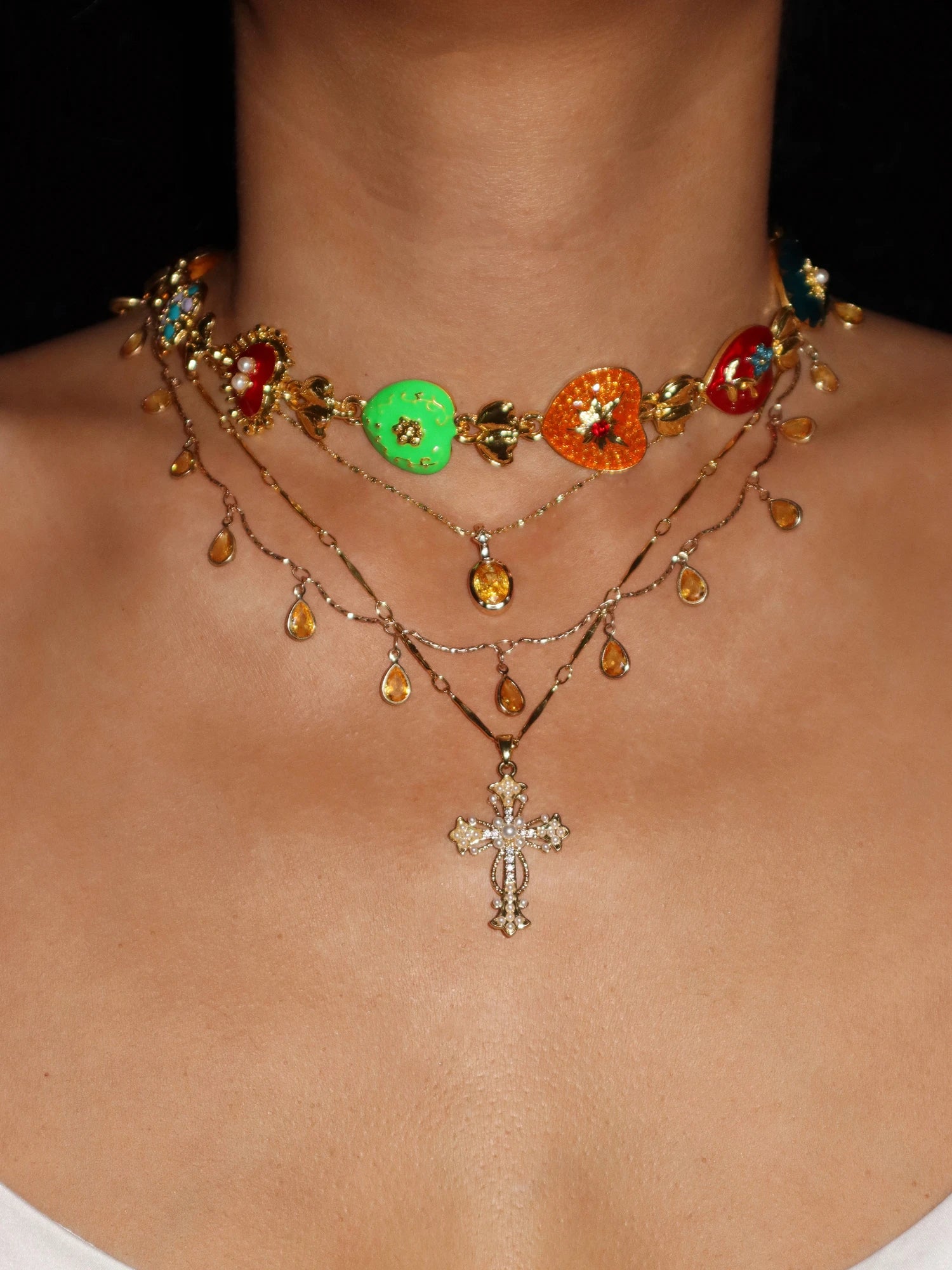Alberta Citrine Waterdrop Necklace