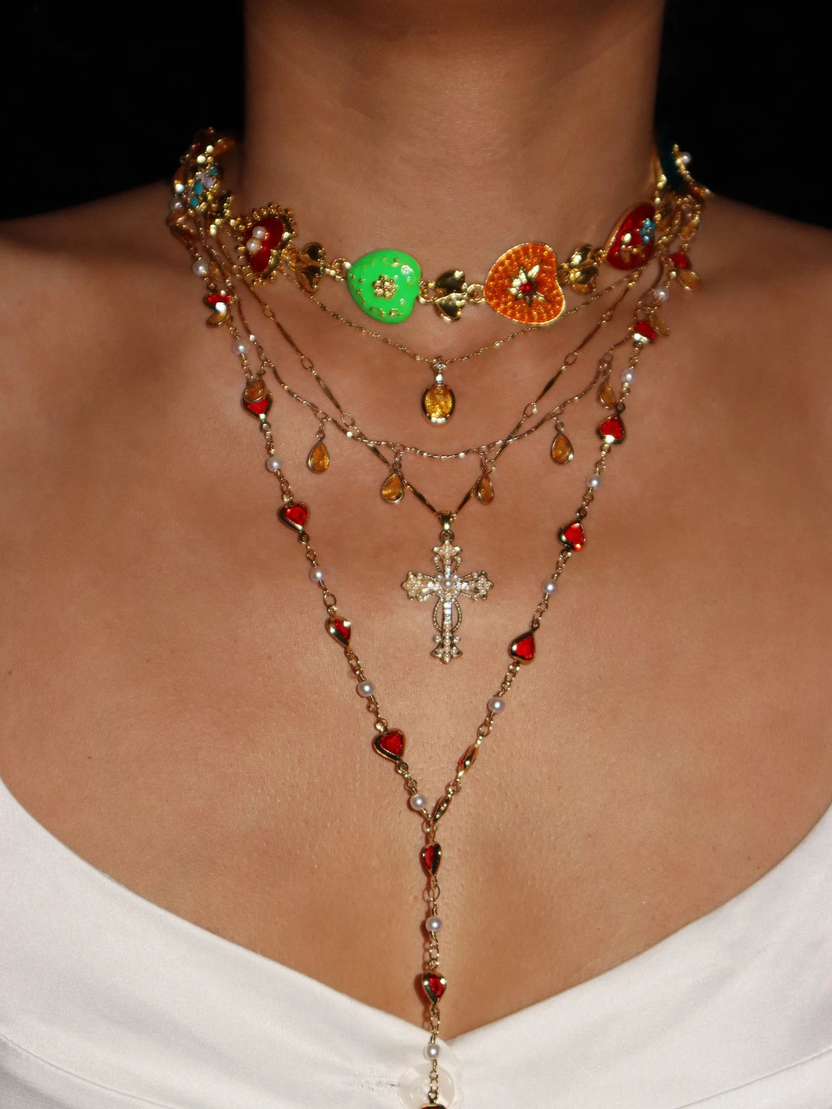 Alberta Citrine Waterdrop Necklace - Kuri Jewelry