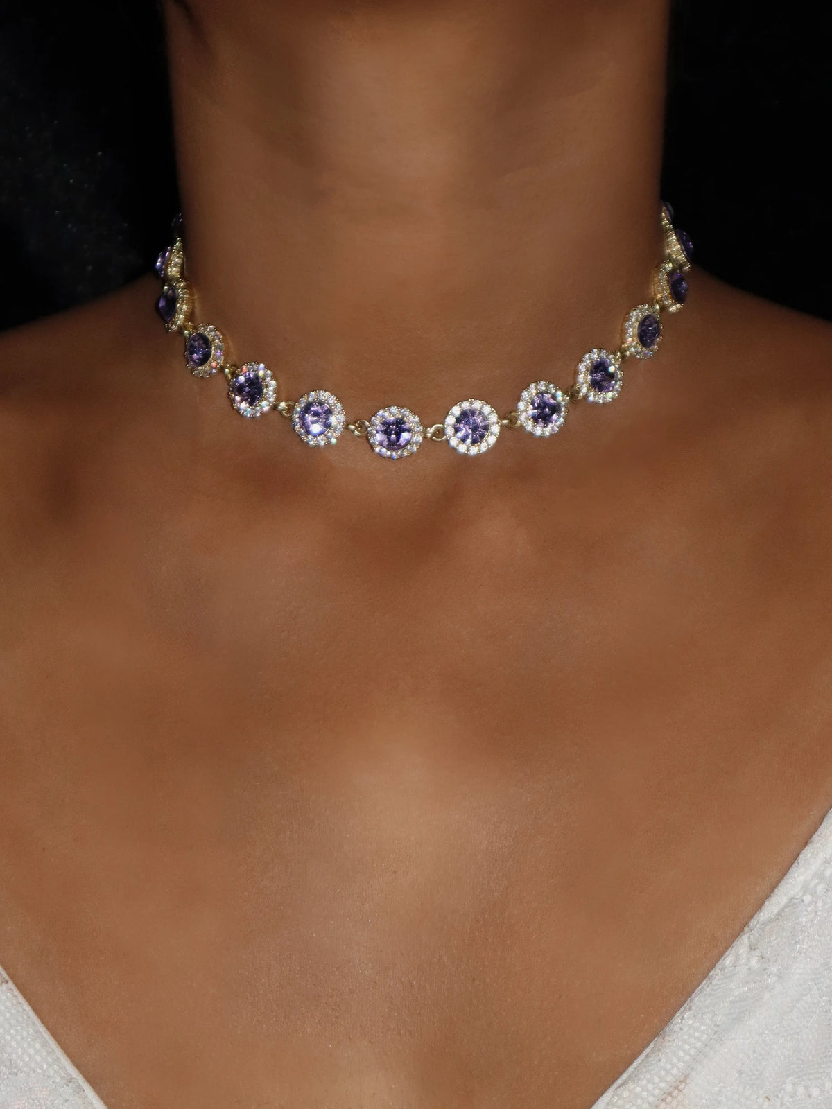 Iris Colored Choker - Kuri Jewelry