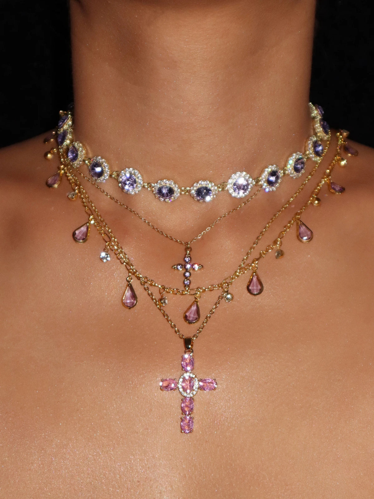 Iris Colored Choker - Kuri Jewelry