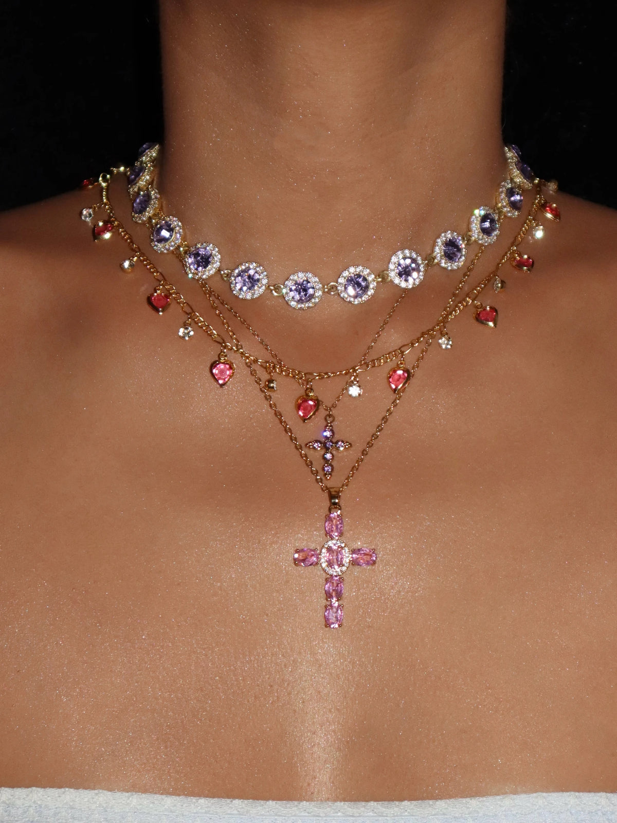 Iris Colored Choker - Kuri Jewelry