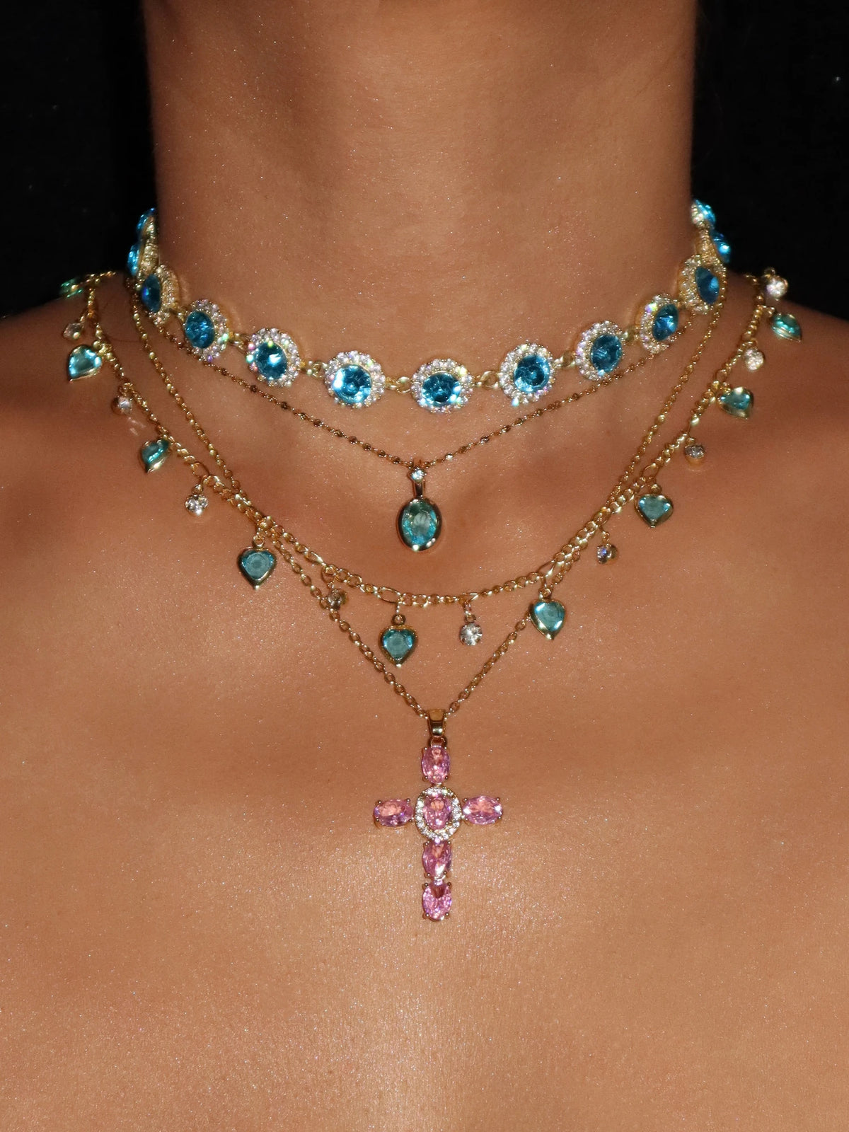 Iris Colored Choker - Kuri Jewelry