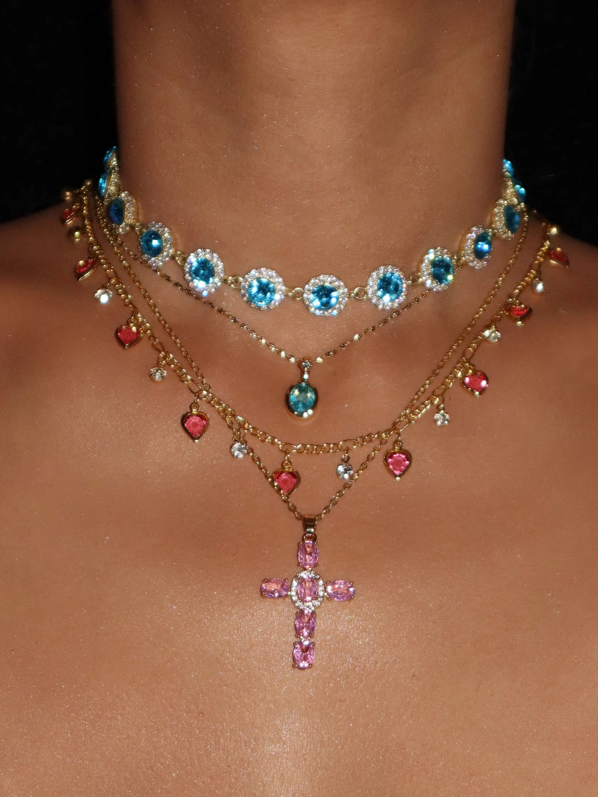 Iris Colored Choker - Kuri Jewelry