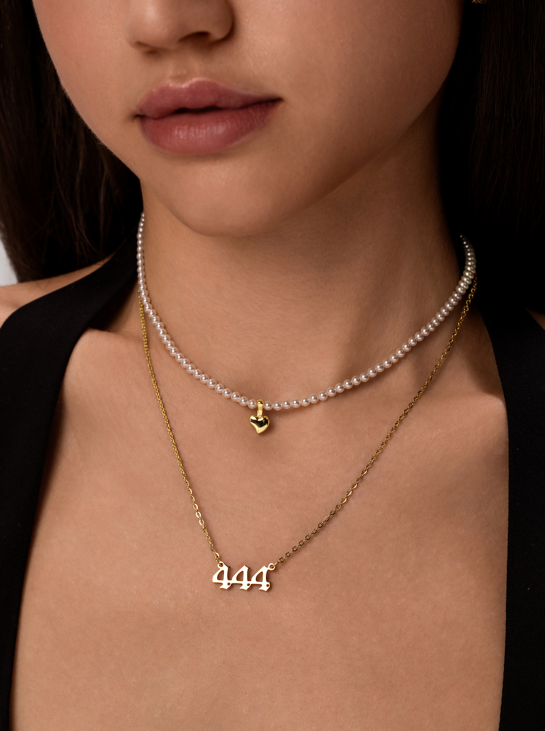 Alicia Heart Pearl Necklace - Kuri Jewelry