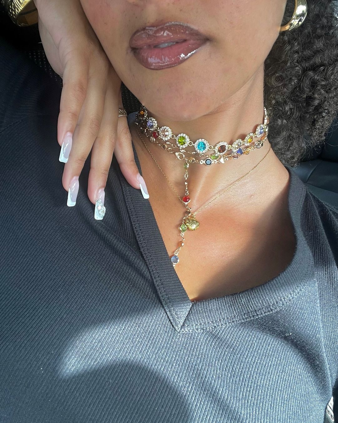 Iris Colored Choker - Kuri Jewelry