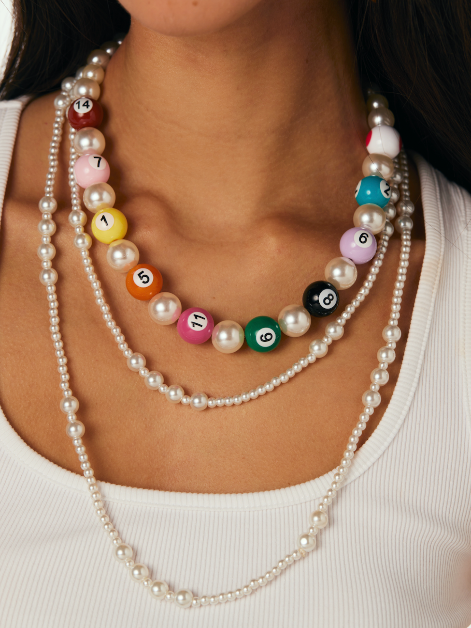 Apphia Billiards Pearl Necklace