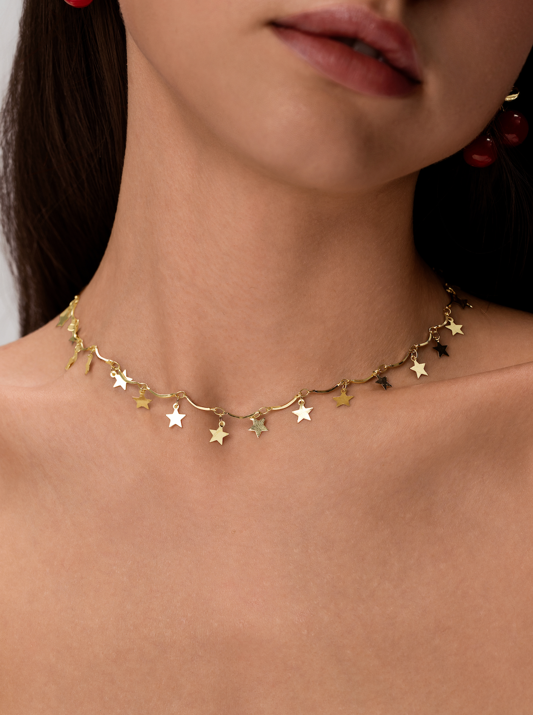 Zoe Star Choker Necklace - Kuri Jewelry