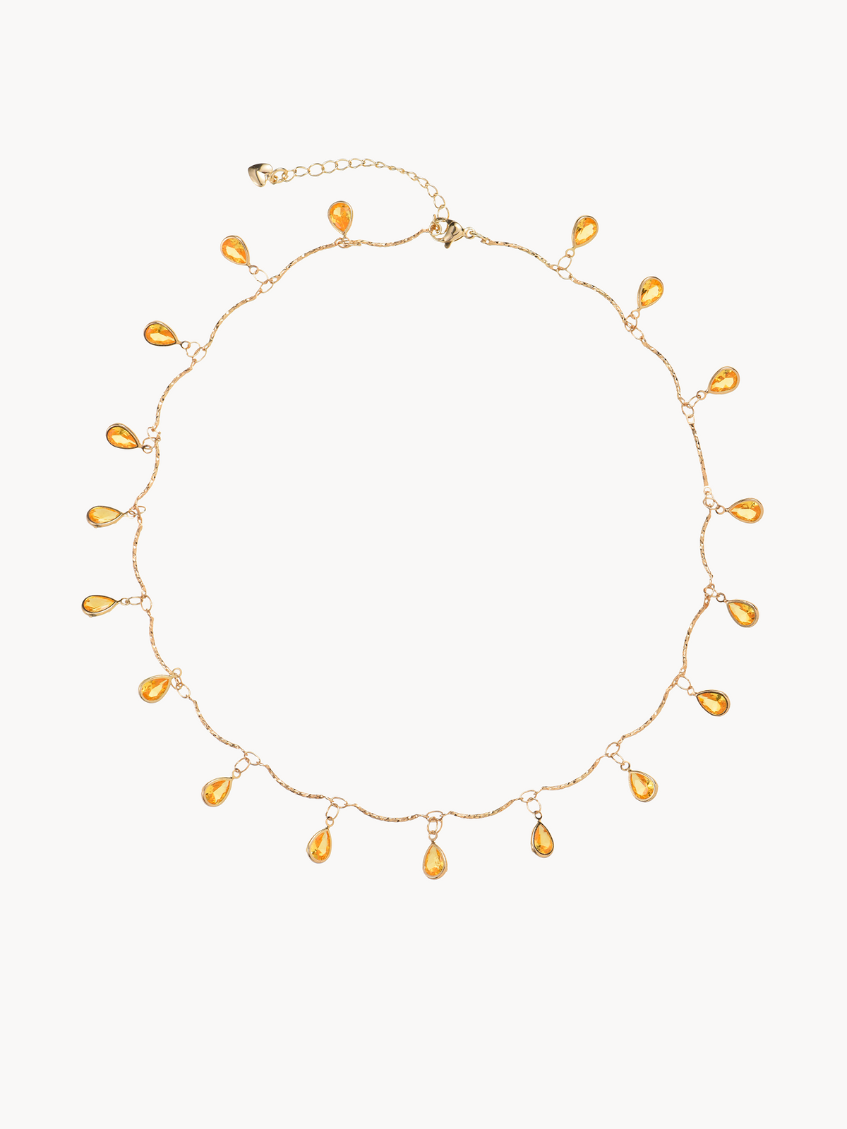 Alberta Citrine Waterdrop Necklace