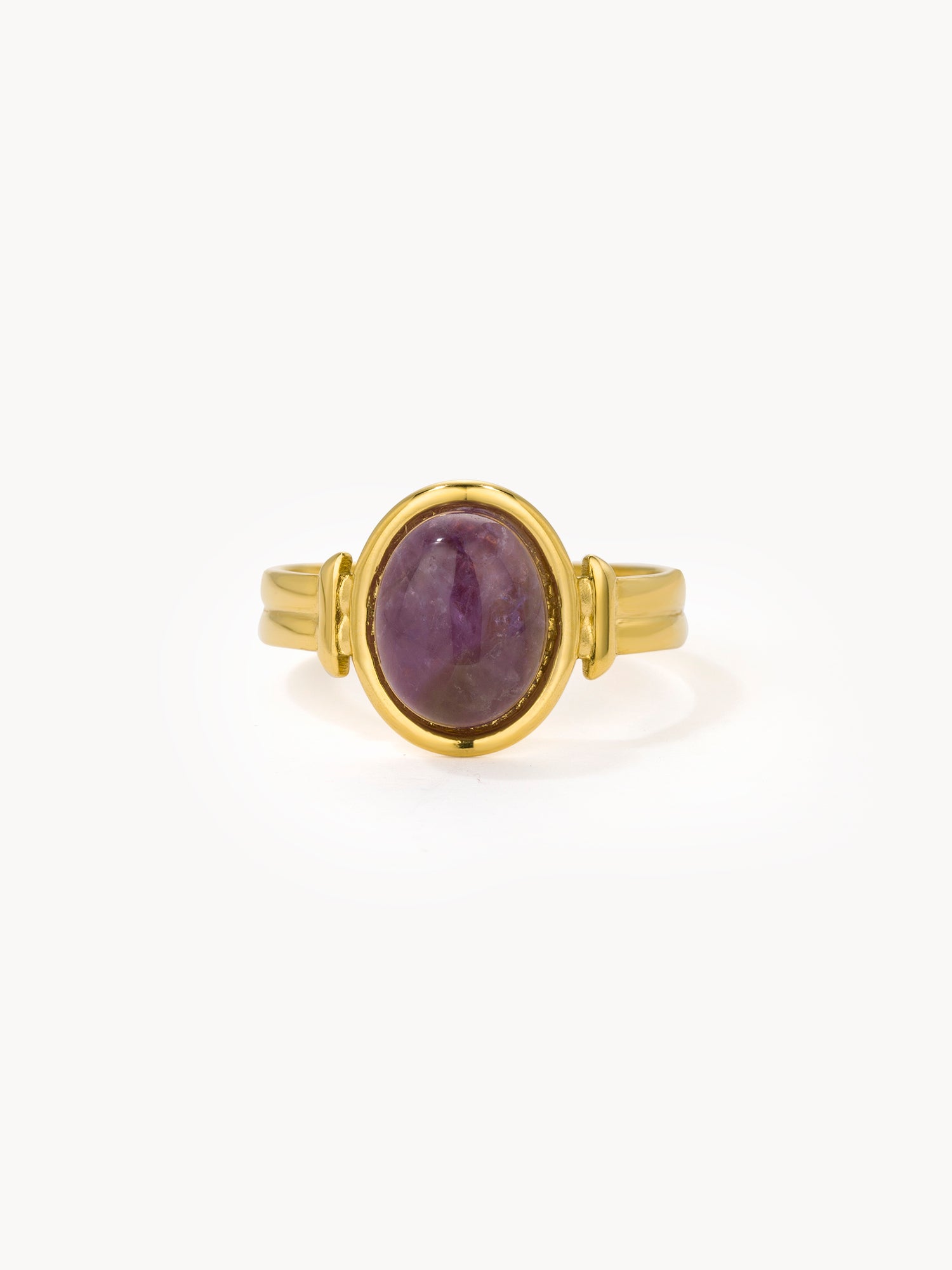 Amethyst Golden Ring - Kuri Jewelry