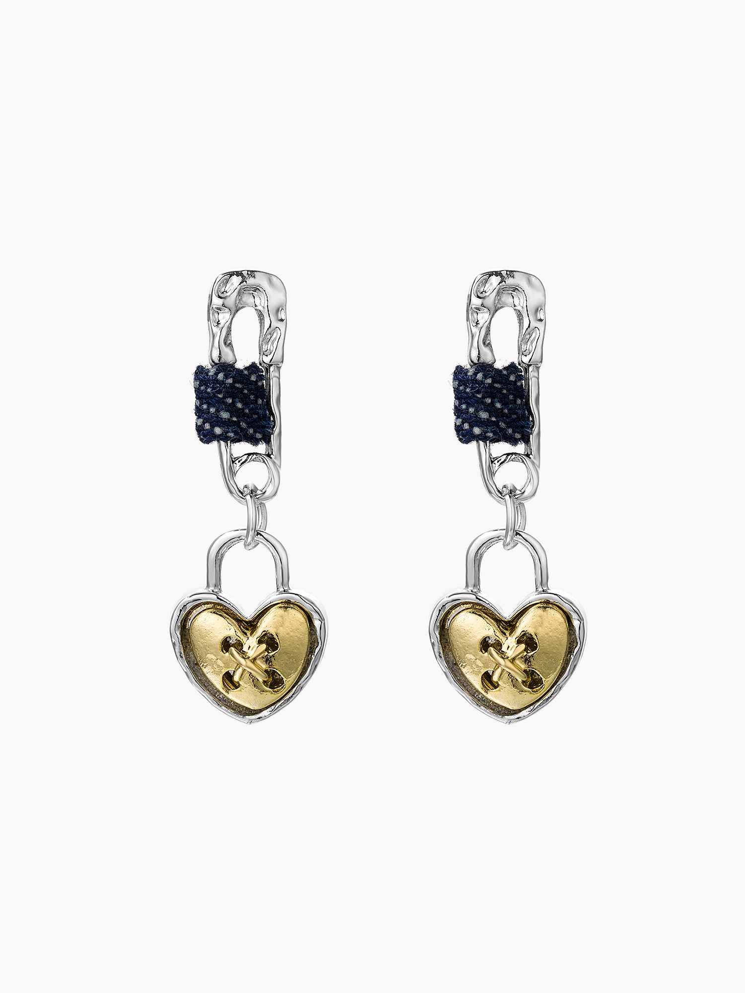 Ballet Punk Safety Pin Earrings - Kuri Jewelry