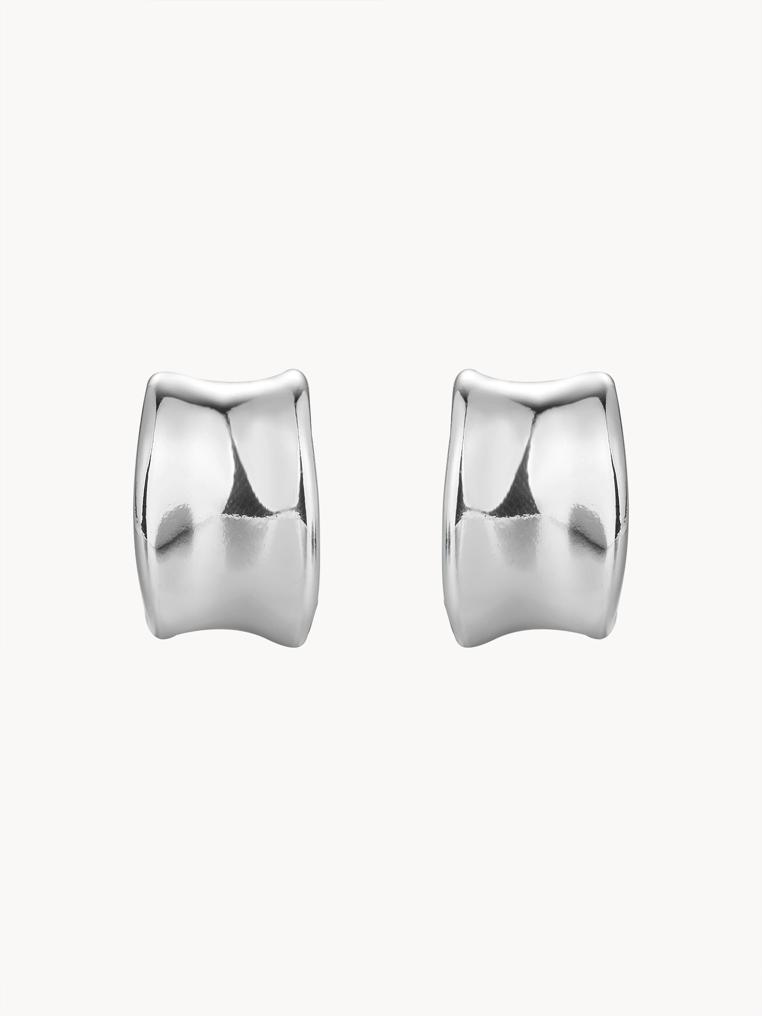 Chunky Golden Hoop Earrings - Kuri Jewelry