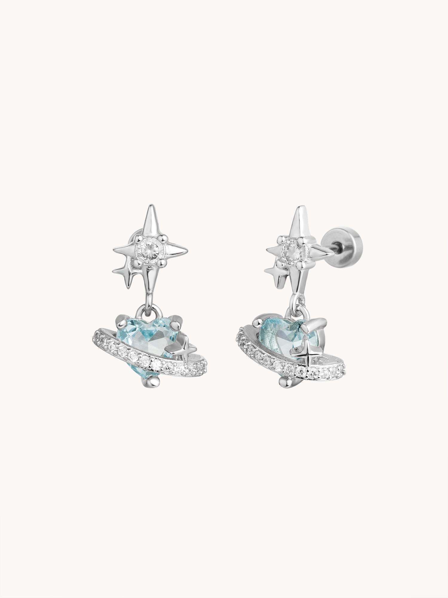 Stellar Romance Drop Earrings - Kuri Jewelry