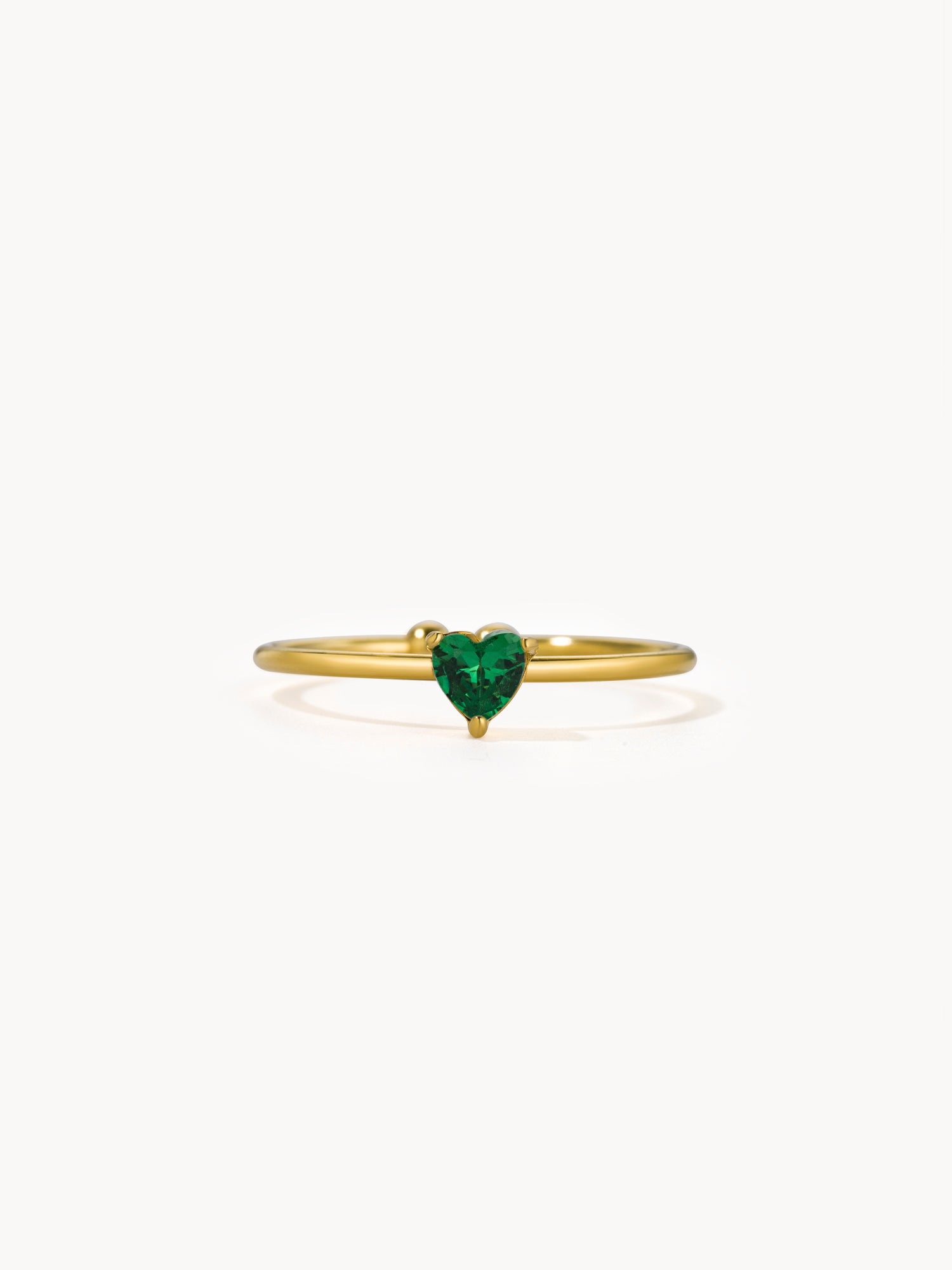 May Birthstone Ring - Kuri Jewelry