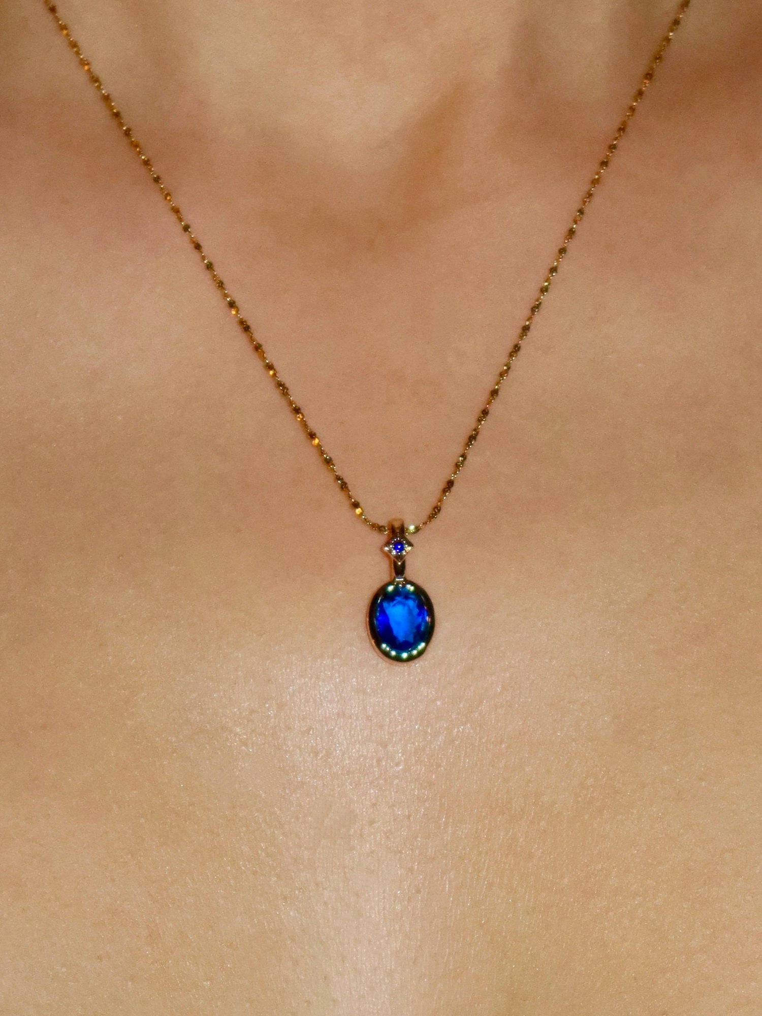 December Birthstone Topaz Necklace | Kuri Jewelry