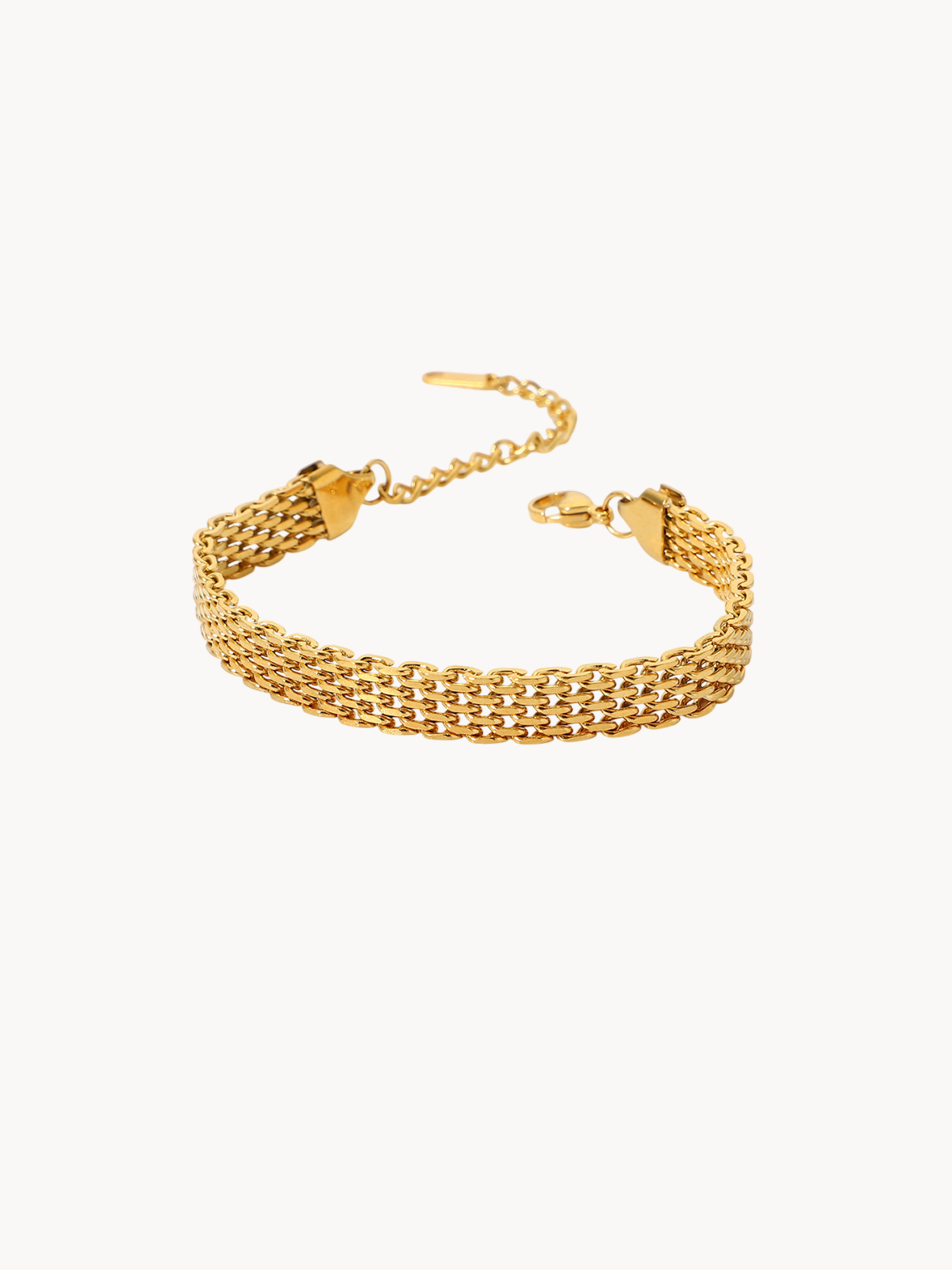 Eartha Golden Bracelet | Elegant Minimalist Jewelry – Kuri