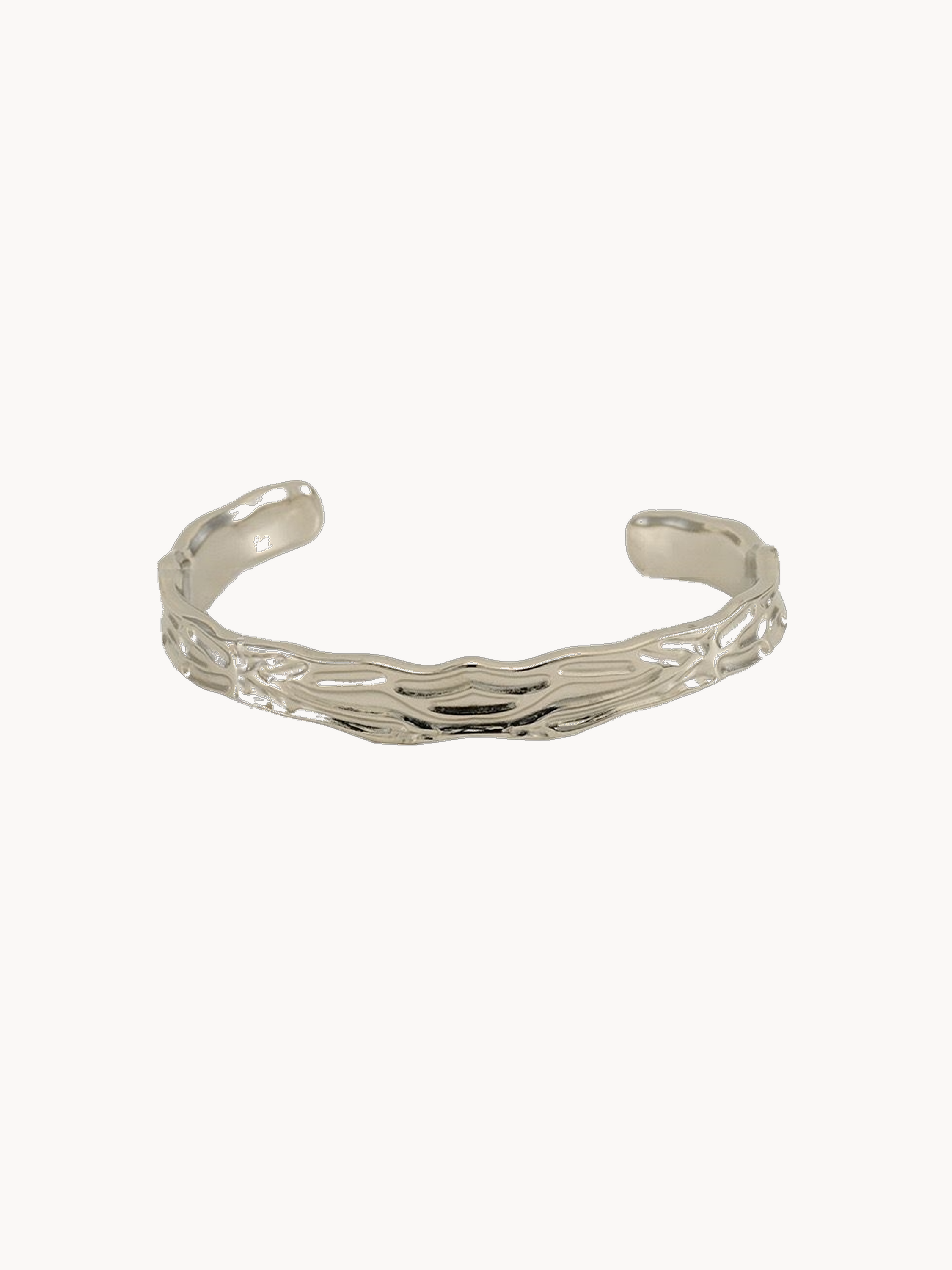 Yetta Golden Textured Bracelet - Kuri Jewelry