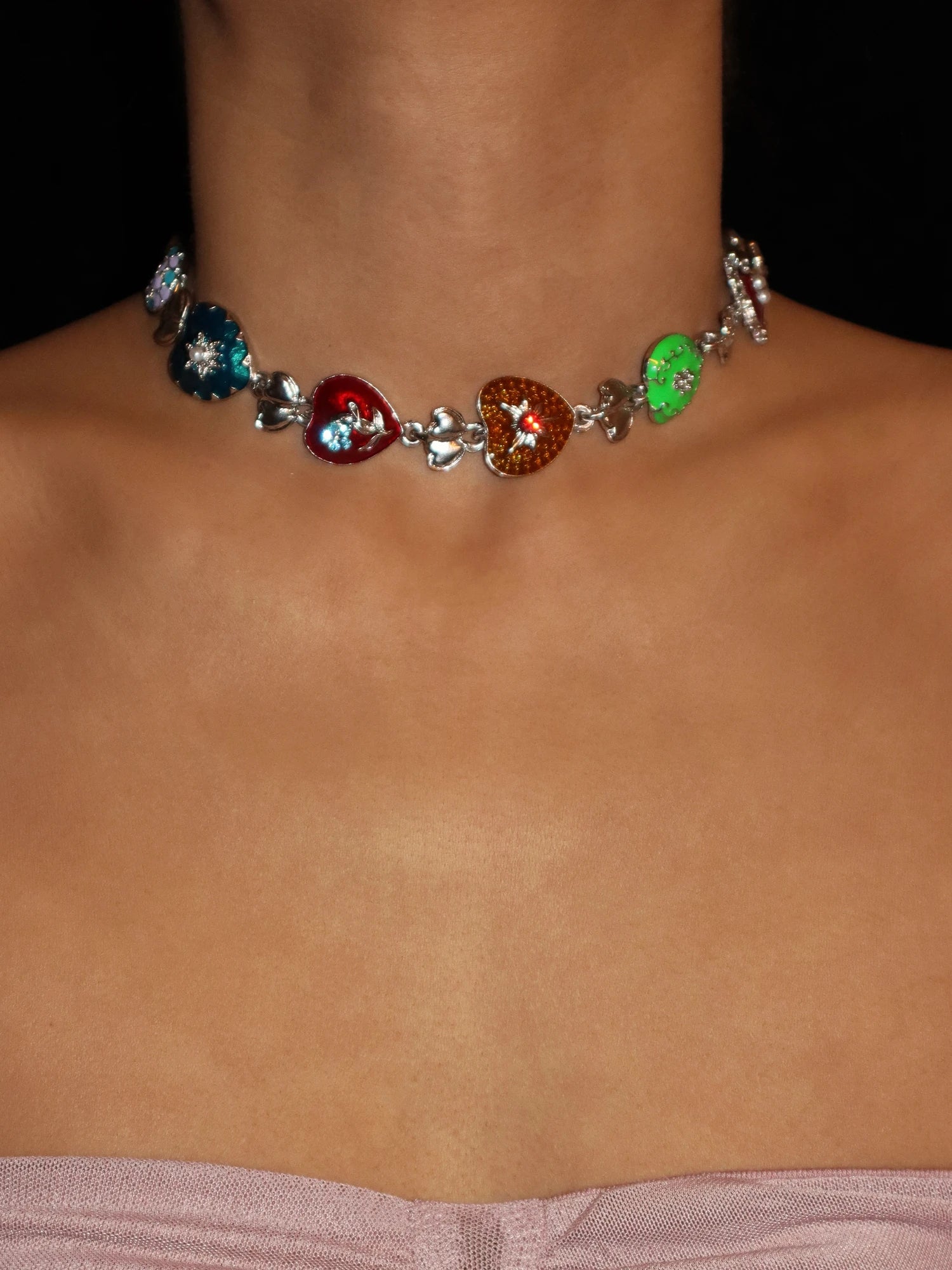 Marcia Vintage Heart Necklace - Kuri Jewelry