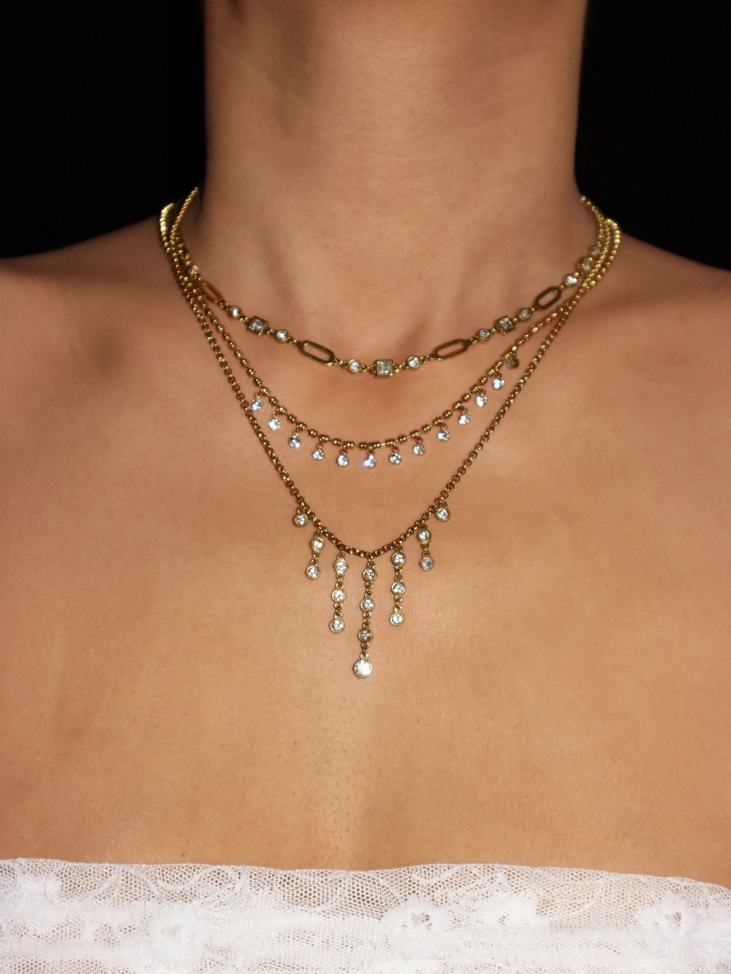 Dale Golden Drop Necklace